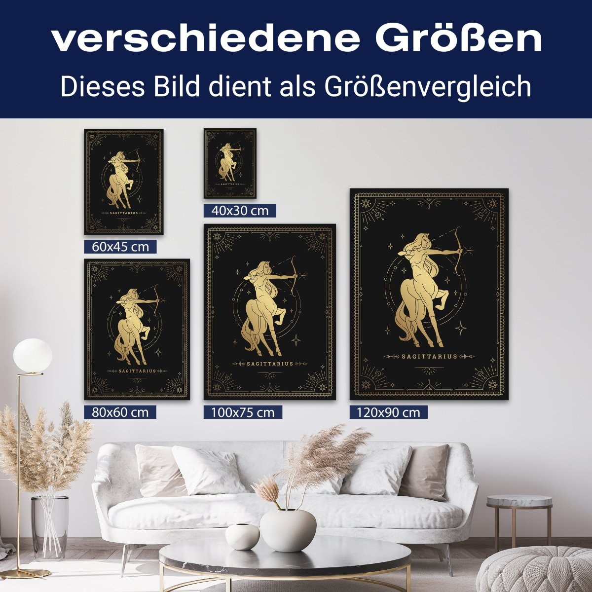 Leinwandbild Sternzeichen, Schütze, Hochformat M0722 kaufen - Bild 8 Leinwandbild Sternzeichen, Schütze, Hochformat M0722 kaufen - Bild 8