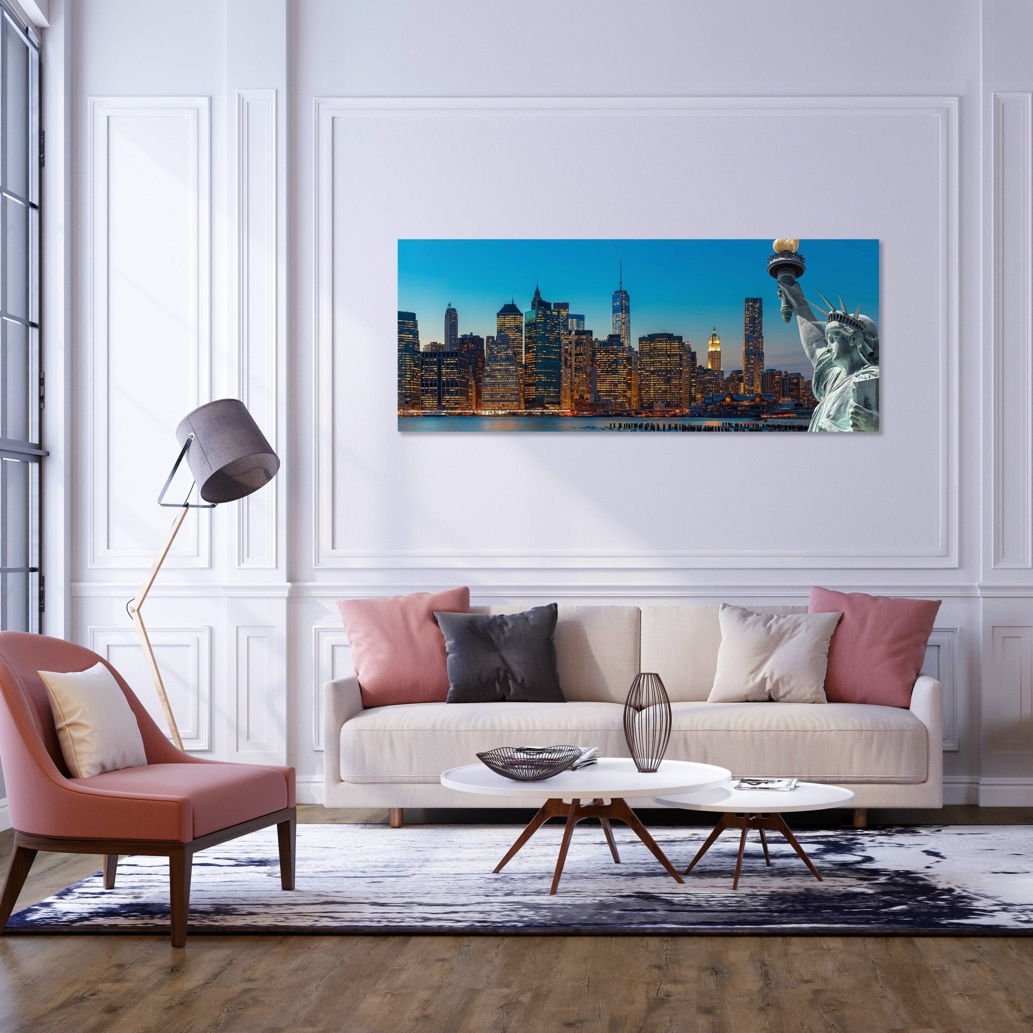 Leinwandbild New York Skyline Freiheitsstatue M0726 kaufen - Bild 2
