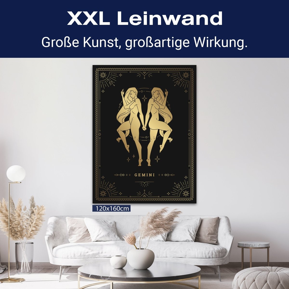 Leinwandbild Sternzeichen, Zwilling, Hochformat M0727 kaufen - Bild 9 Leinwandbild Sternzeichen, Zwilling, Hochformat M0727 kaufen - Bild 9