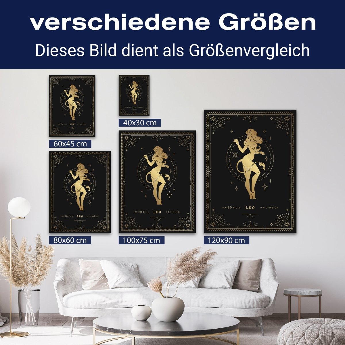 Leinwandbild Sternzeichen, Löwe, Hochformat M0728 kaufen - Bild 8 Leinwandbild Sternzeichen, Löwe, Hochformat M0728 kaufen - Bild 8