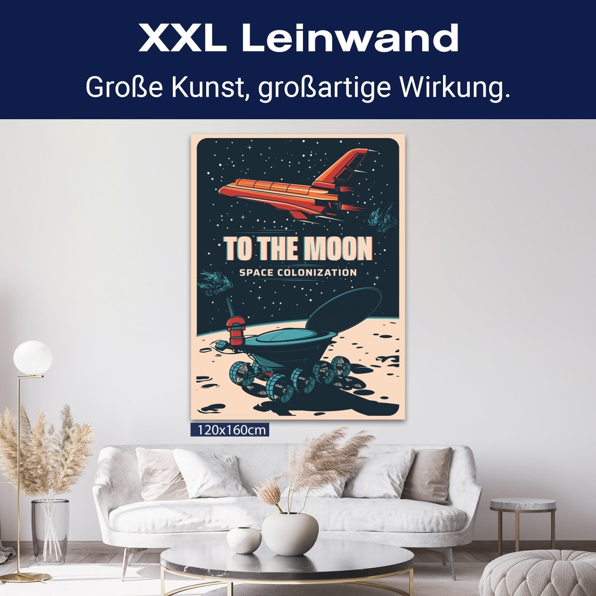 Leinwandbild Digital Art, Rakete, Weltall, Hochformat M0733 kaufen - Bild 9 Leinwandbild Digital Art, Rakete, Weltall, Hochformat M0733 kaufen - Bild 9