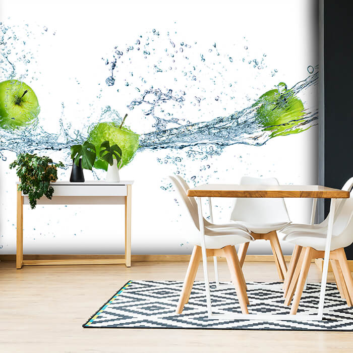 Fototapete Apfel Obst Wasser M0736 - Bild 1 Fototapete Apfel Obst Wasser M0736 - Bild 1