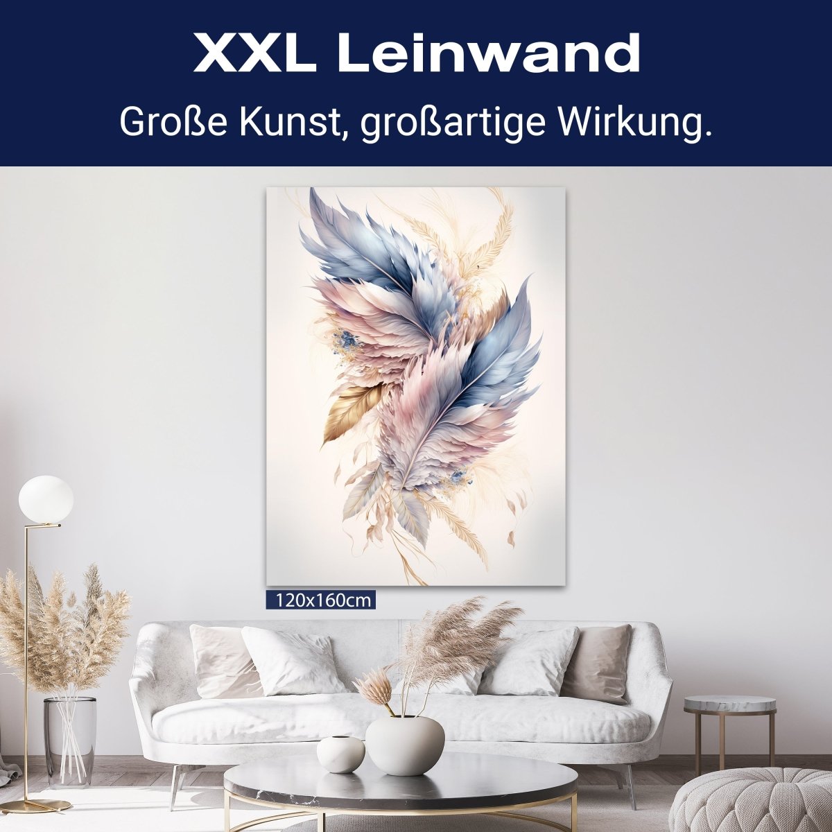 Leinwandbild Malerei, Federn M0738 kaufen - Bild 9 Leinwandbild Malerei, Federn M0738 kaufen - Bild 9