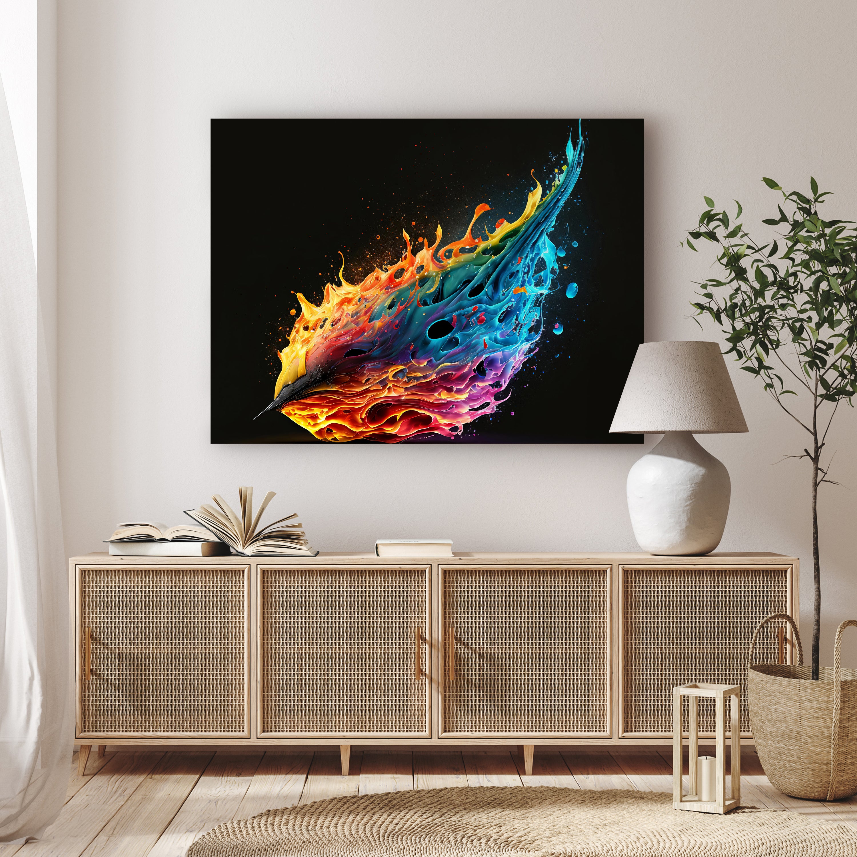 Leinwandbild Digital Art, Feder, Querformat M0742 kaufen - Bild 2 Leinwandbild Digital Art, Feder, Querformat M0742 kaufen - Bild 2