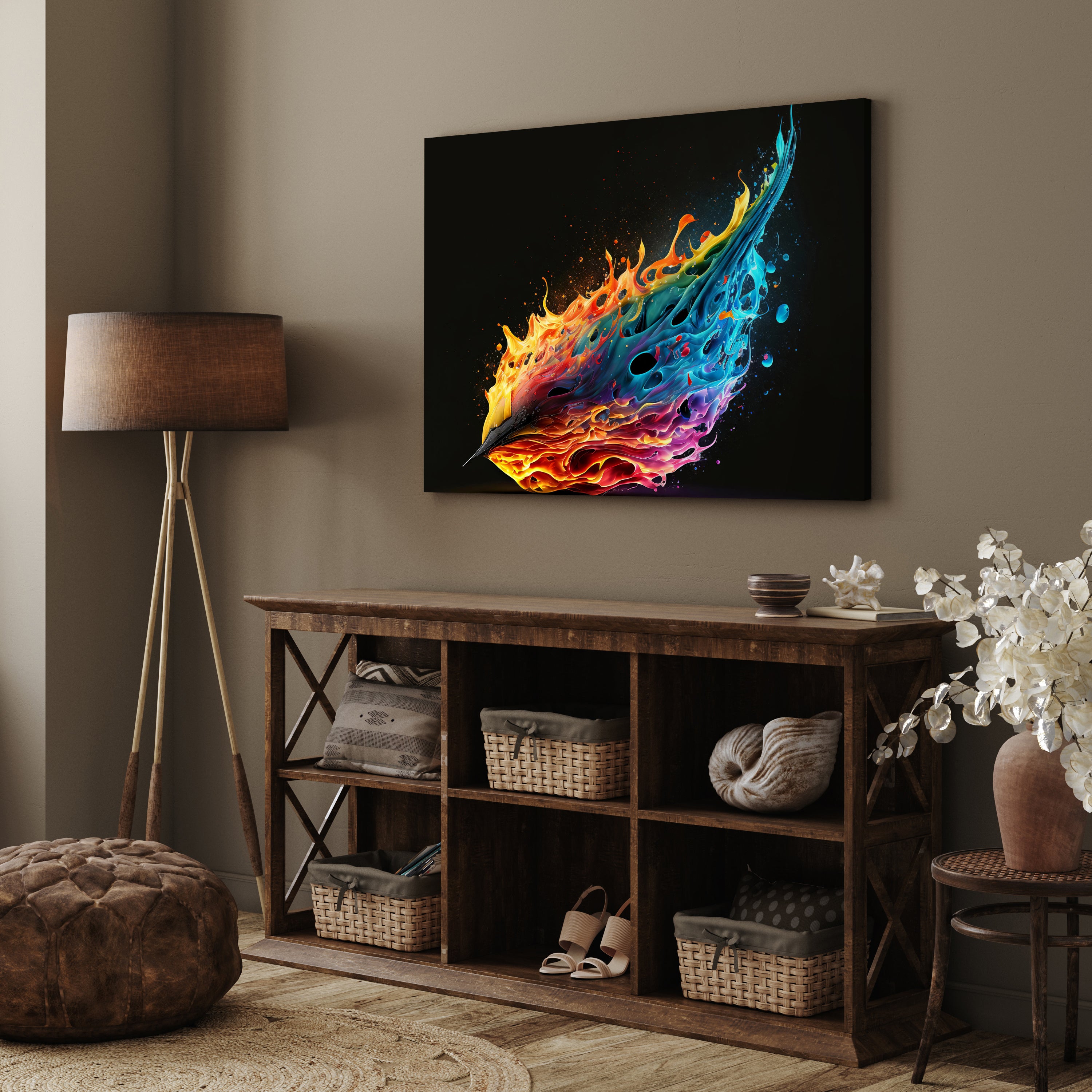 Leinwandbild Digital Art, Feder, Querformat M0742 kaufen - Bild 3 Leinwandbild Digital Art, Feder, Querformat M0742 kaufen - Bild 3