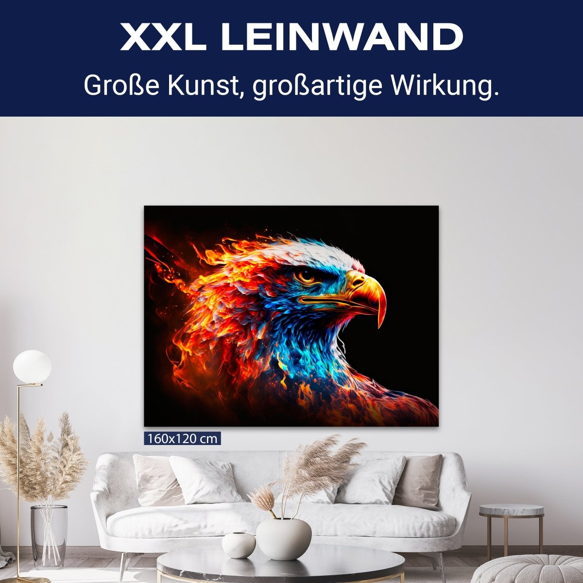 Leinwandbild Digital Art, Adler, Querformat M0744 kaufen - Bild 9