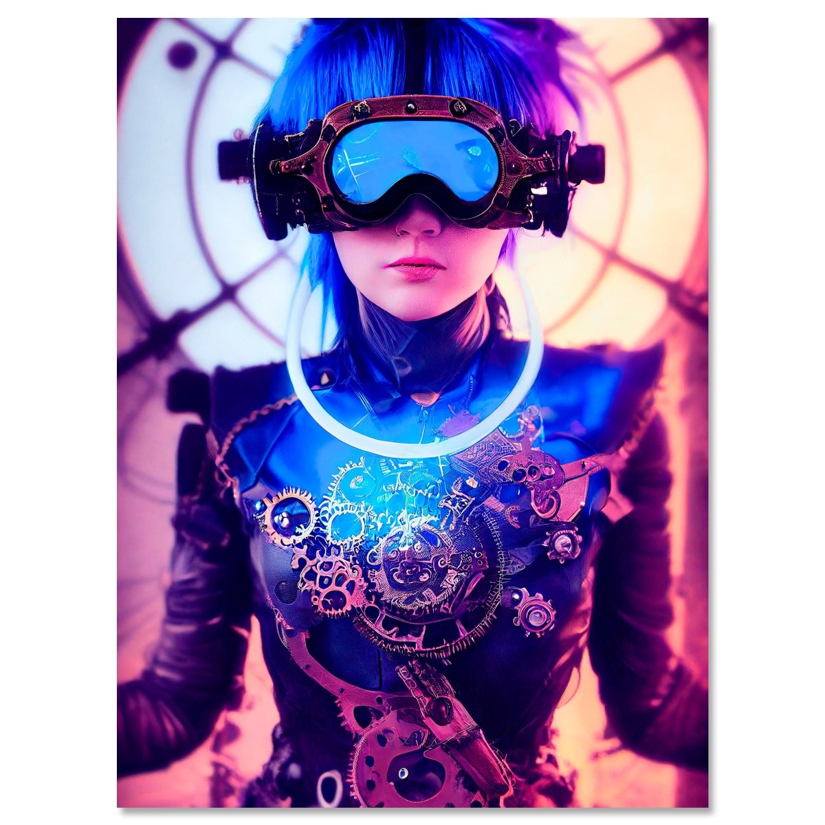 Leinwandbild Gaming, Robotermädchen, Hochformat M0751 kaufen - Bild 1 Leinwandbild Gaming, Robotermädchen, Hochformat M0751 kaufen - Bild 1
