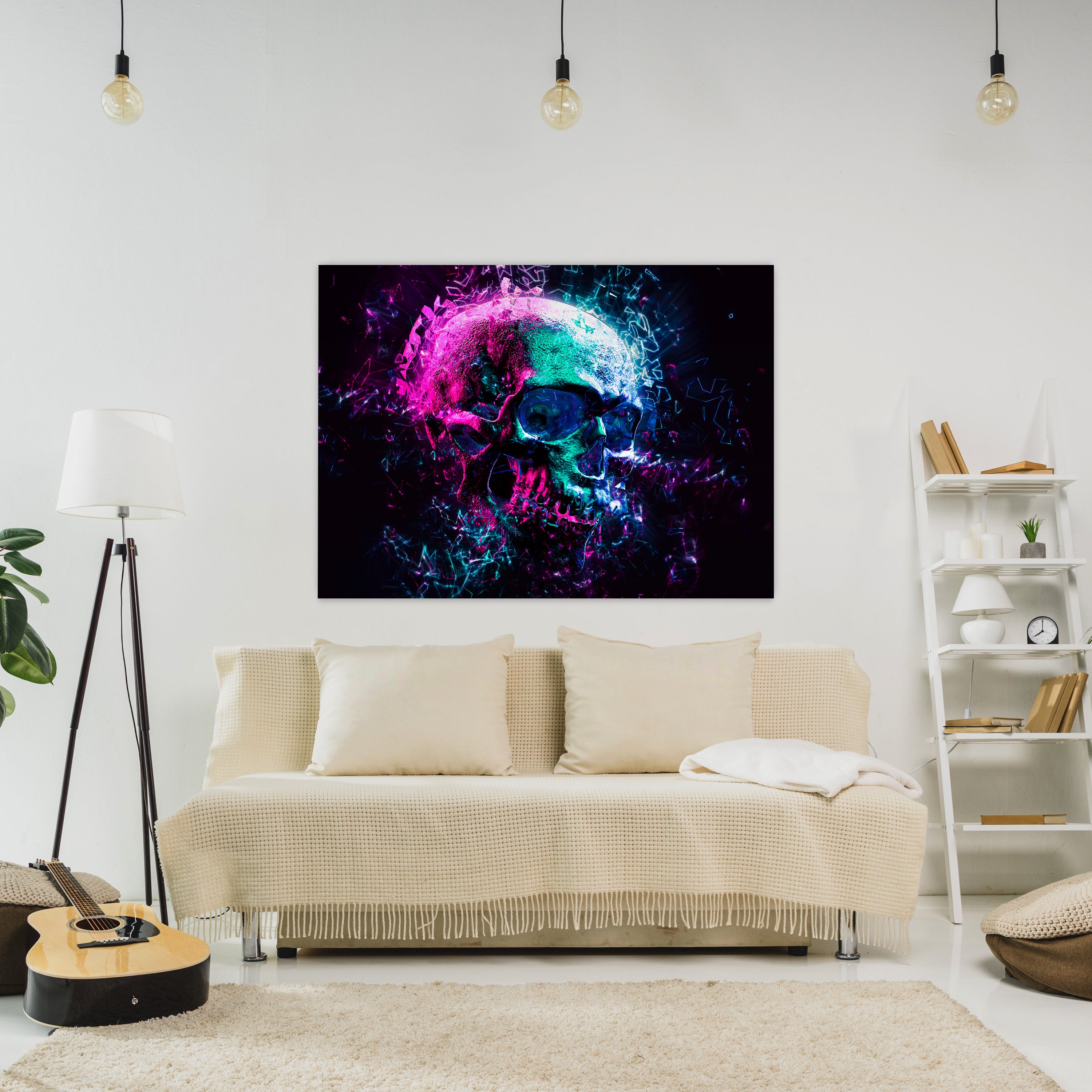 Leinwandbild Digital Art, Totenkopf, Querformat M0759 kaufen - Bild 2 Leinwandbild Digital Art, Totenkopf, Querformat M0759 kaufen - Bild 2