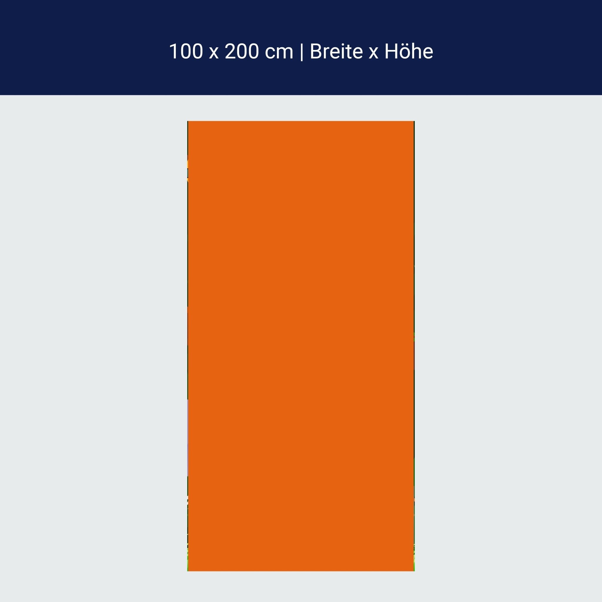 Türtapete einfarbig Pastelorange M0760 Türtapete einfarbig Pastelorange M0760