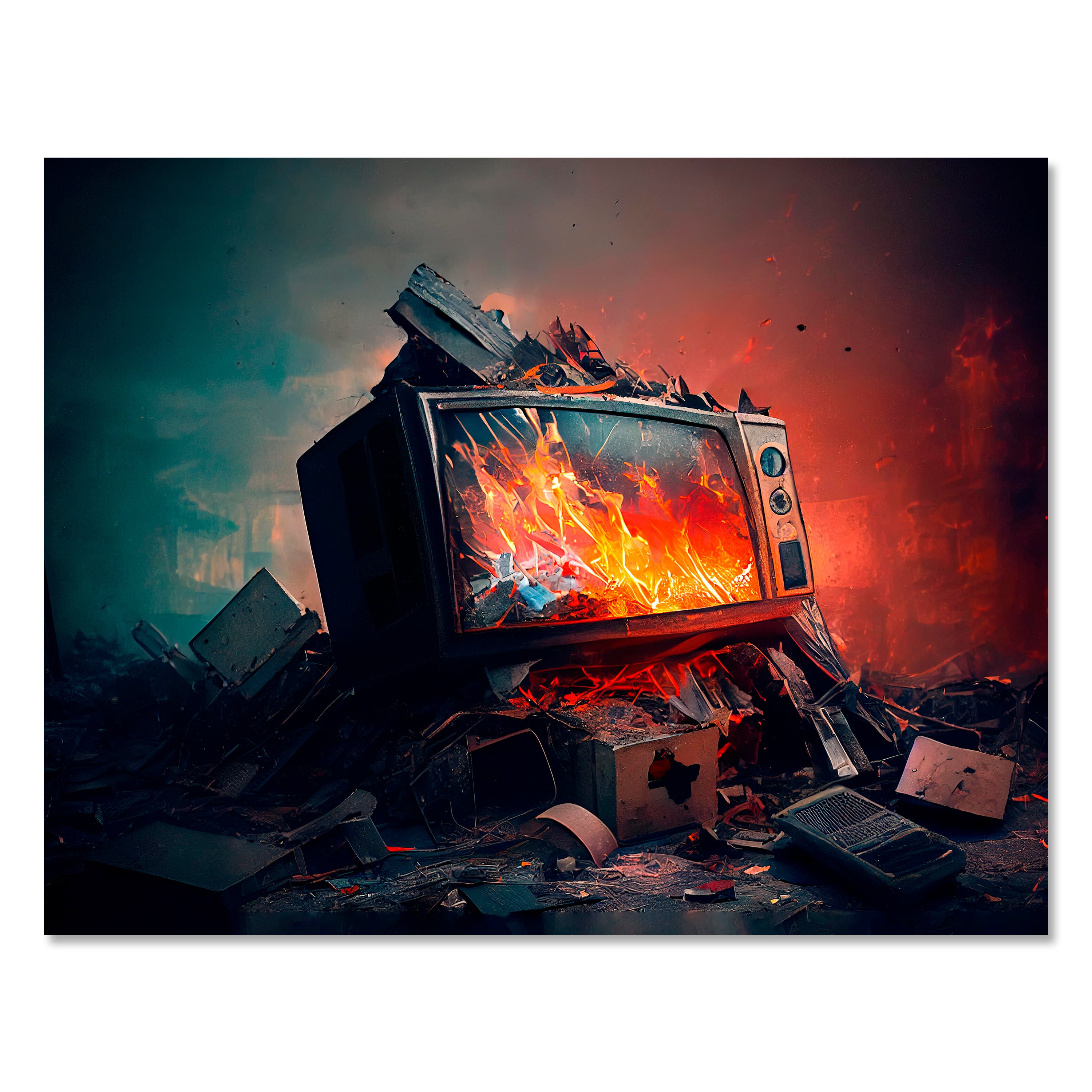 Leinwandbild Gaming, Fernseher, Querformat M0761 kaufen - Bild 1