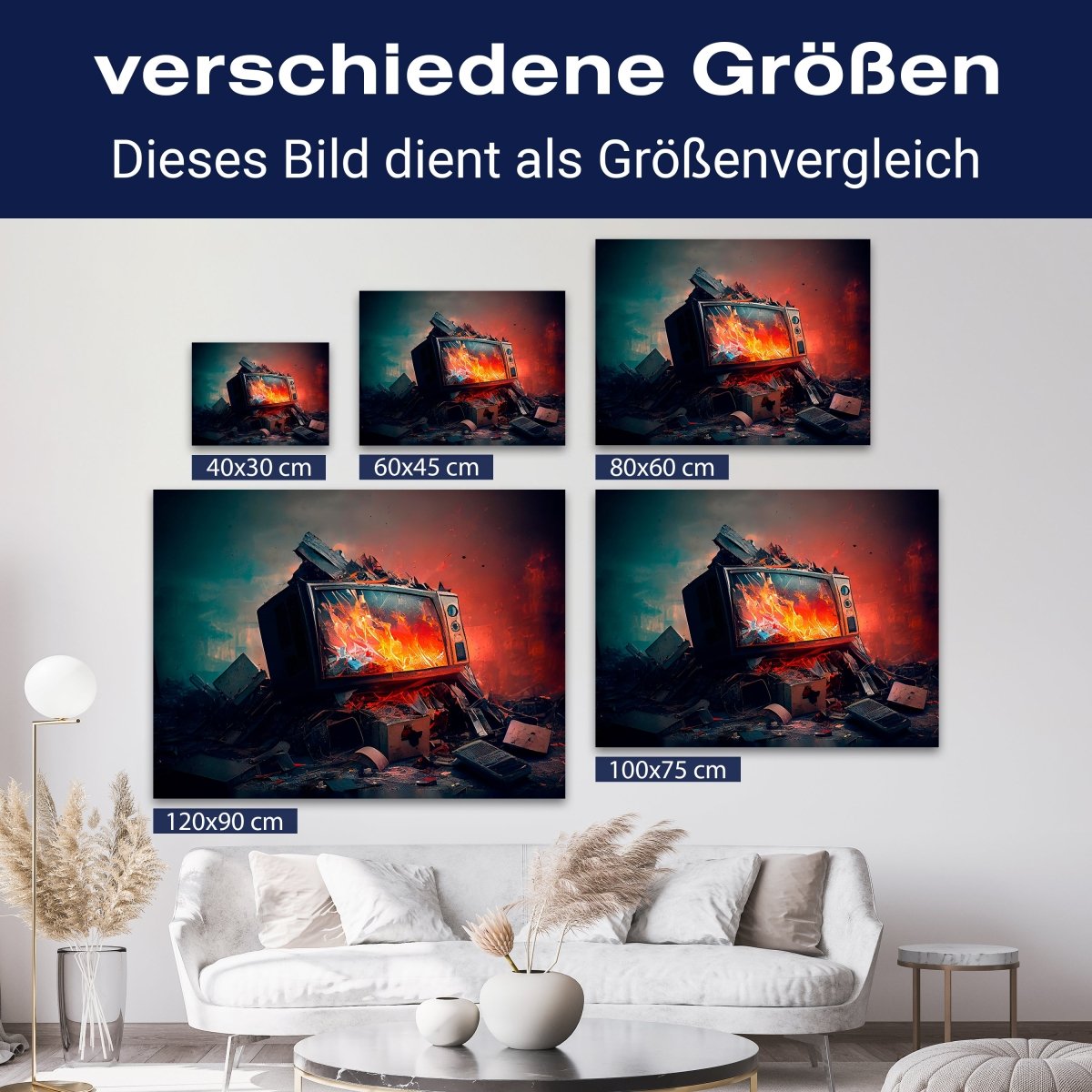 Leinwandbild Gaming, Fernseher, Querformat M0761 kaufen - Bild 8