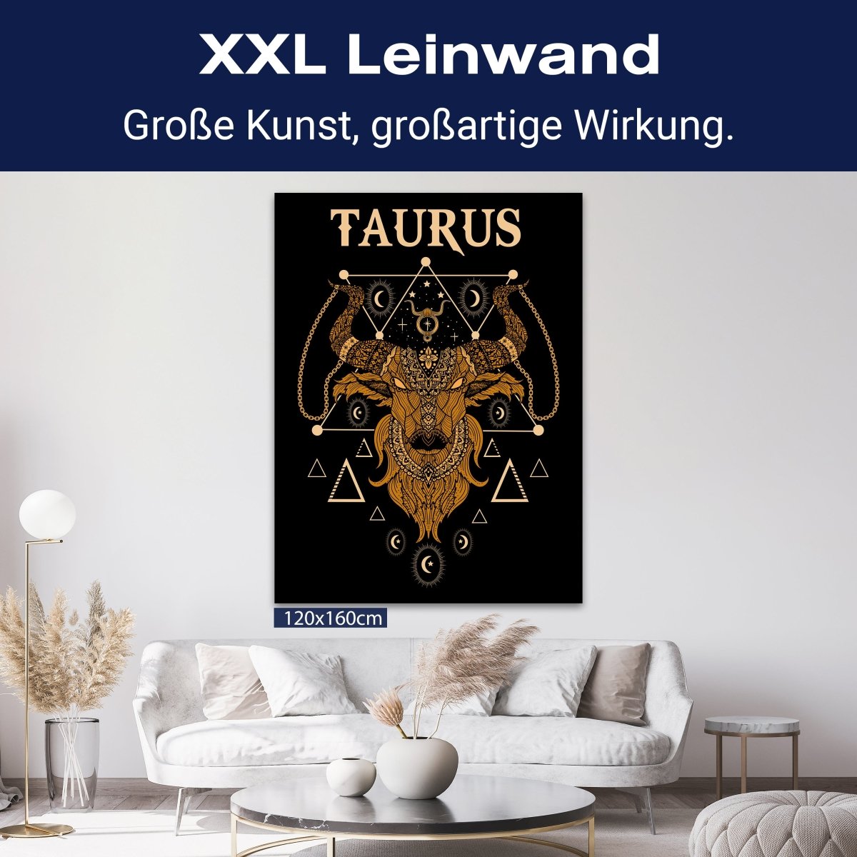 Leinwandbild Astrologie, Sternzeichen Stier, Hochformat M0765 kaufen - Bild 9 Leinwandbild Astrologie, Sternzeichen Stier, Hochformat M0765 kaufen - Bild 9