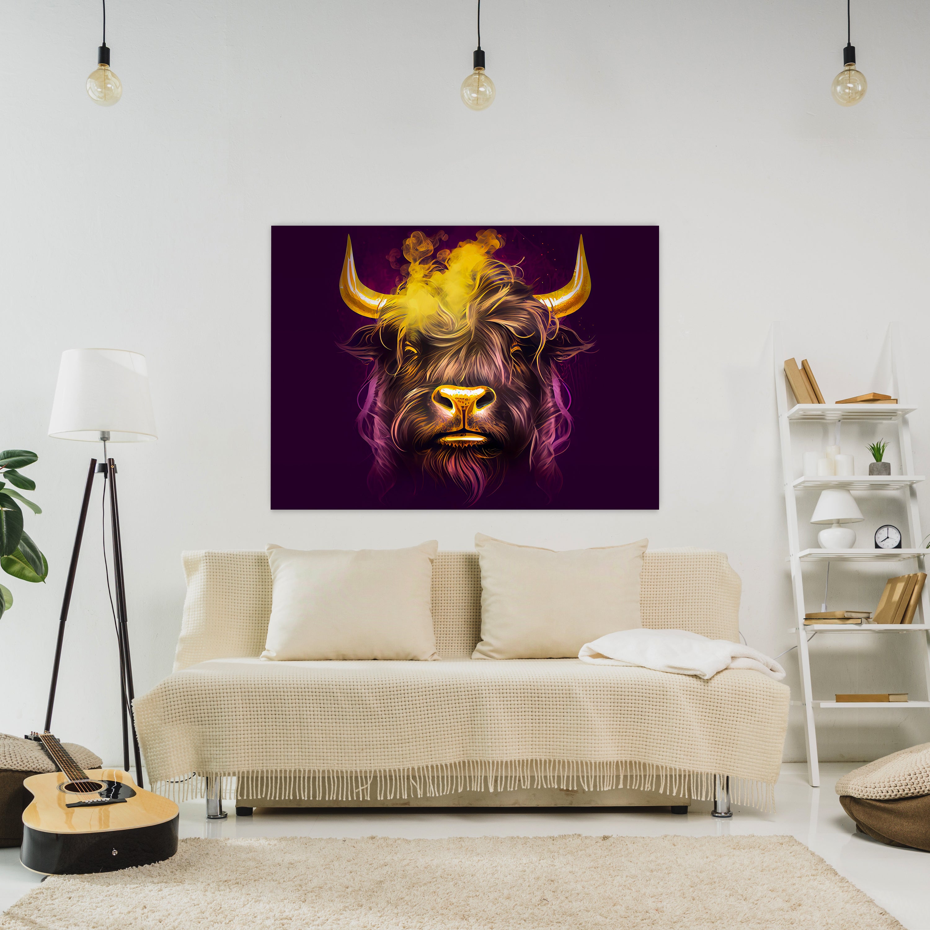 Leinwandbild Hochlandrind, Bulle, Querformat M0770 kaufen - Bild 2 Leinwandbild Hochlandrind, Bulle, Querformat M0770 kaufen - Bild 2