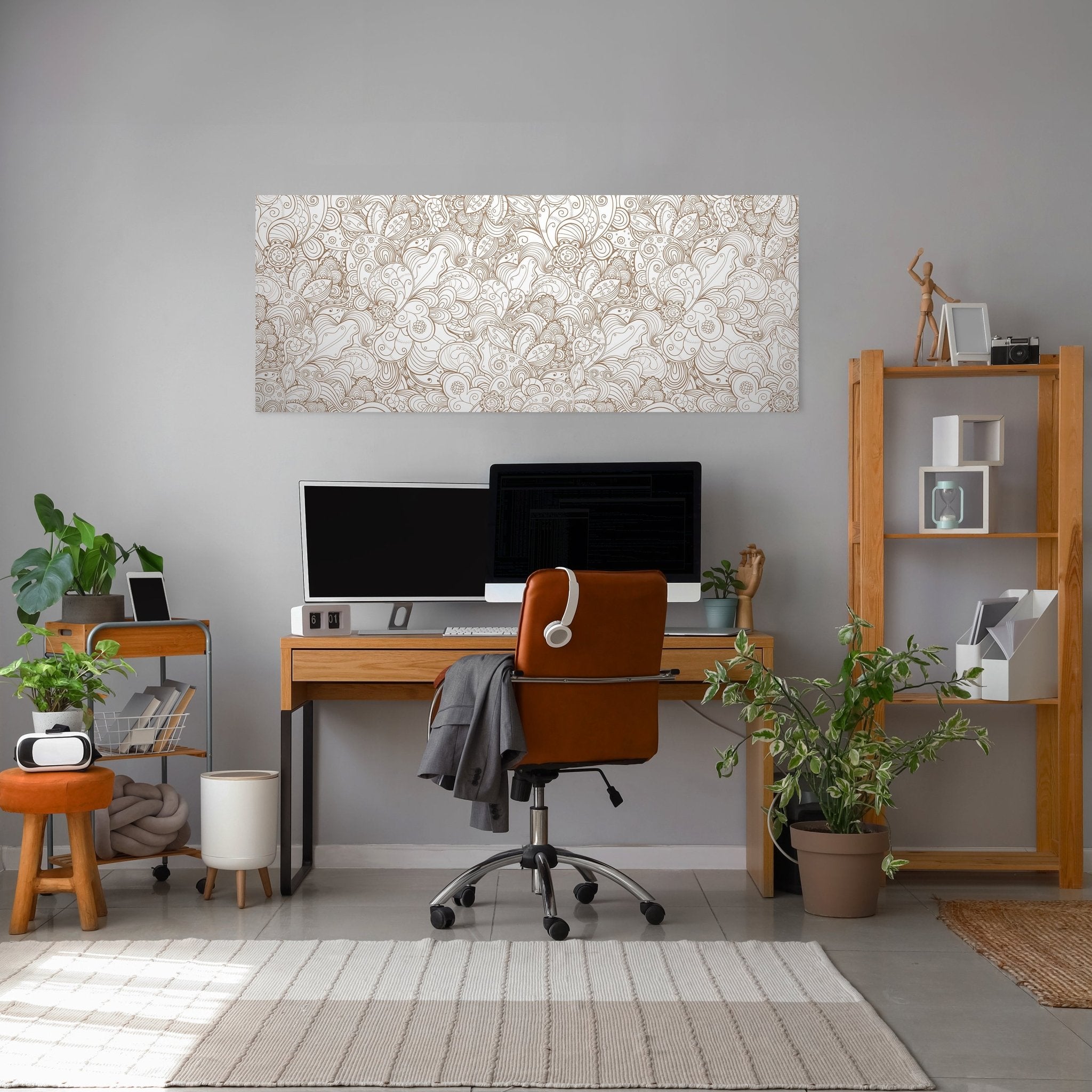 Leinwandbild Floral abstrakten Hintergrund M0775 kaufen - Bild 3 Leinwandbild Floral abstrakten Hintergrund M0775 kaufen - Bild 3