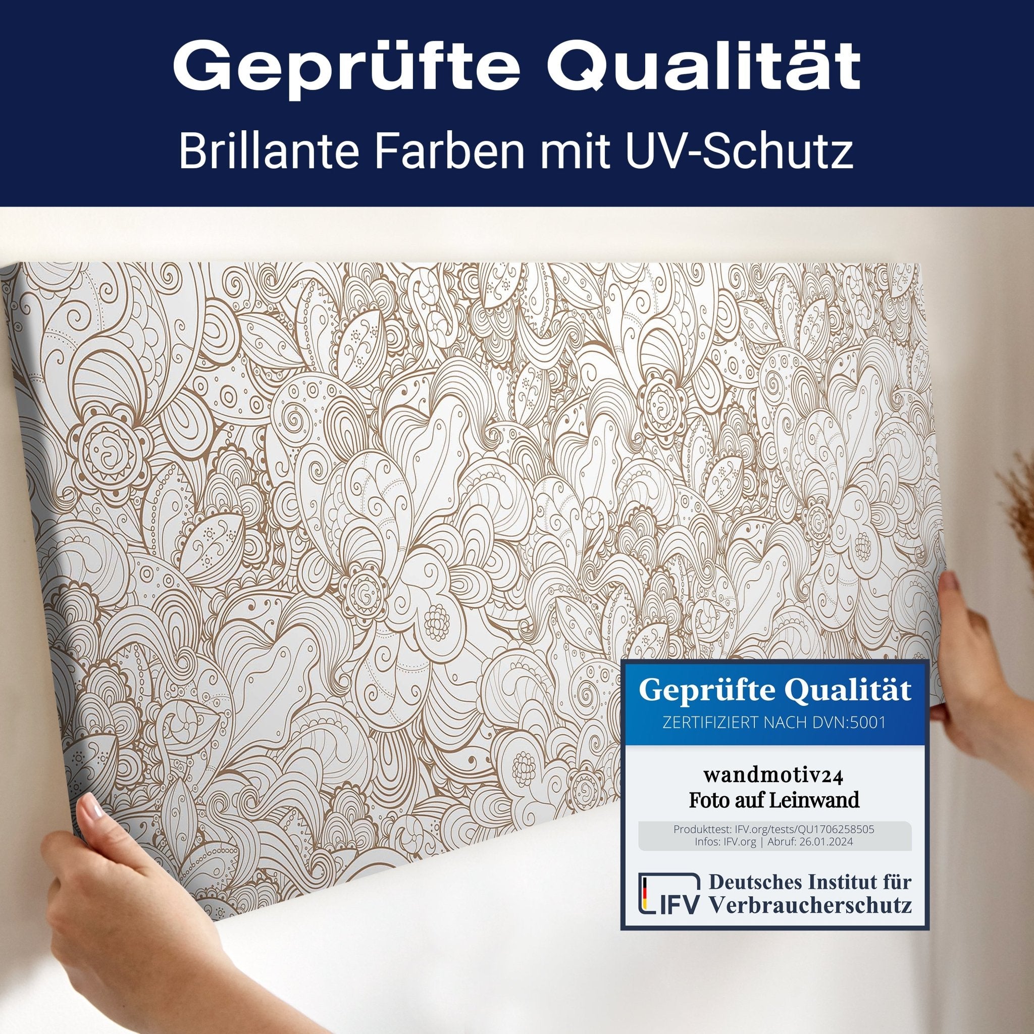 Leinwandbild Floral abstrakten Hintergrund M0775 kaufen - Bild 4 Leinwandbild Floral abstrakten Hintergrund M0775 kaufen - Bild 4