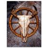 Leinwandbild Stier, Totenkopf, Hochformat M0784 Leinwandbild Stier, Totenkopf, Hochformat M0784