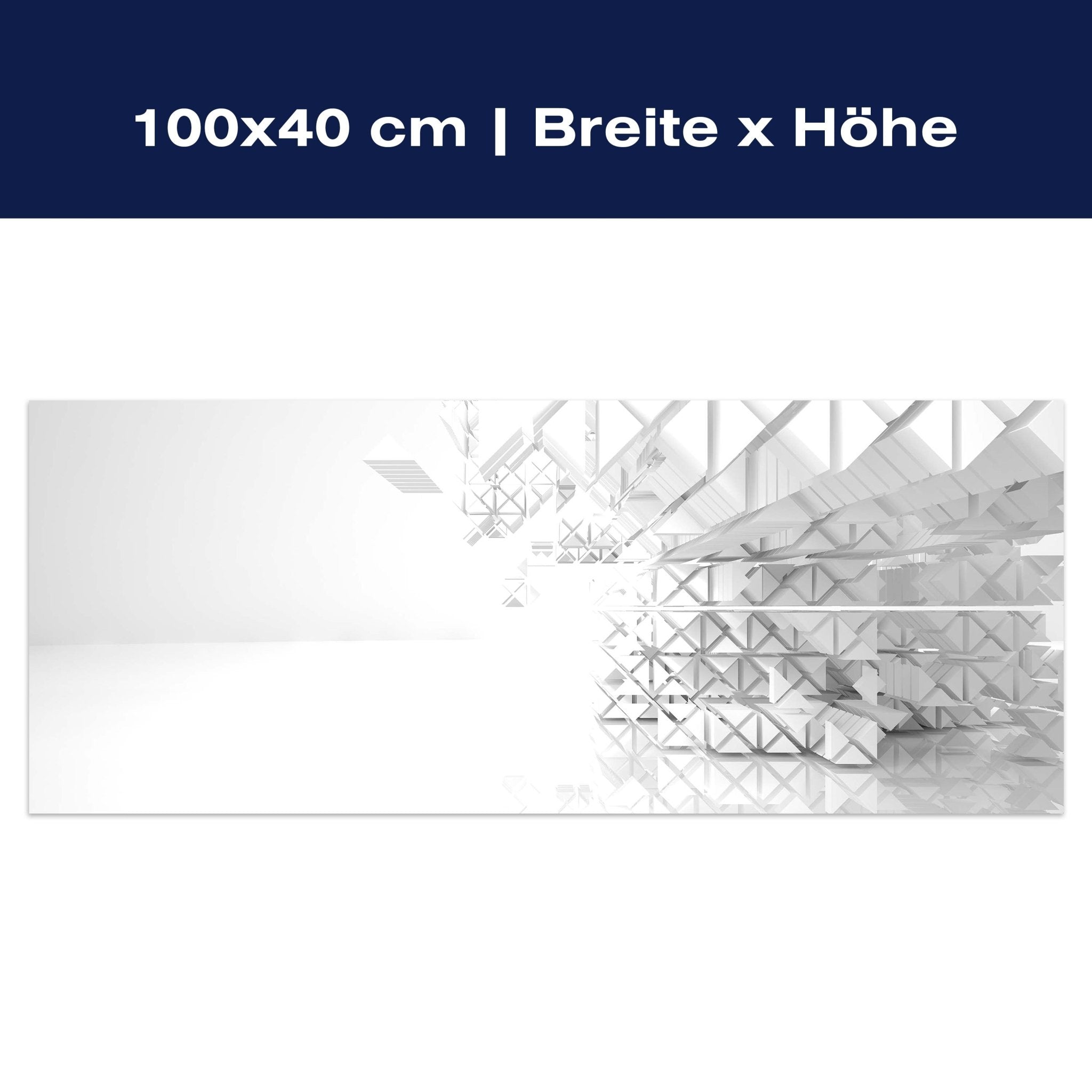 Leinwandbild Weiße Architektur Raumerweiterung M0790 Leinwandbild Weiße Architektur Raumerweiterung M0790