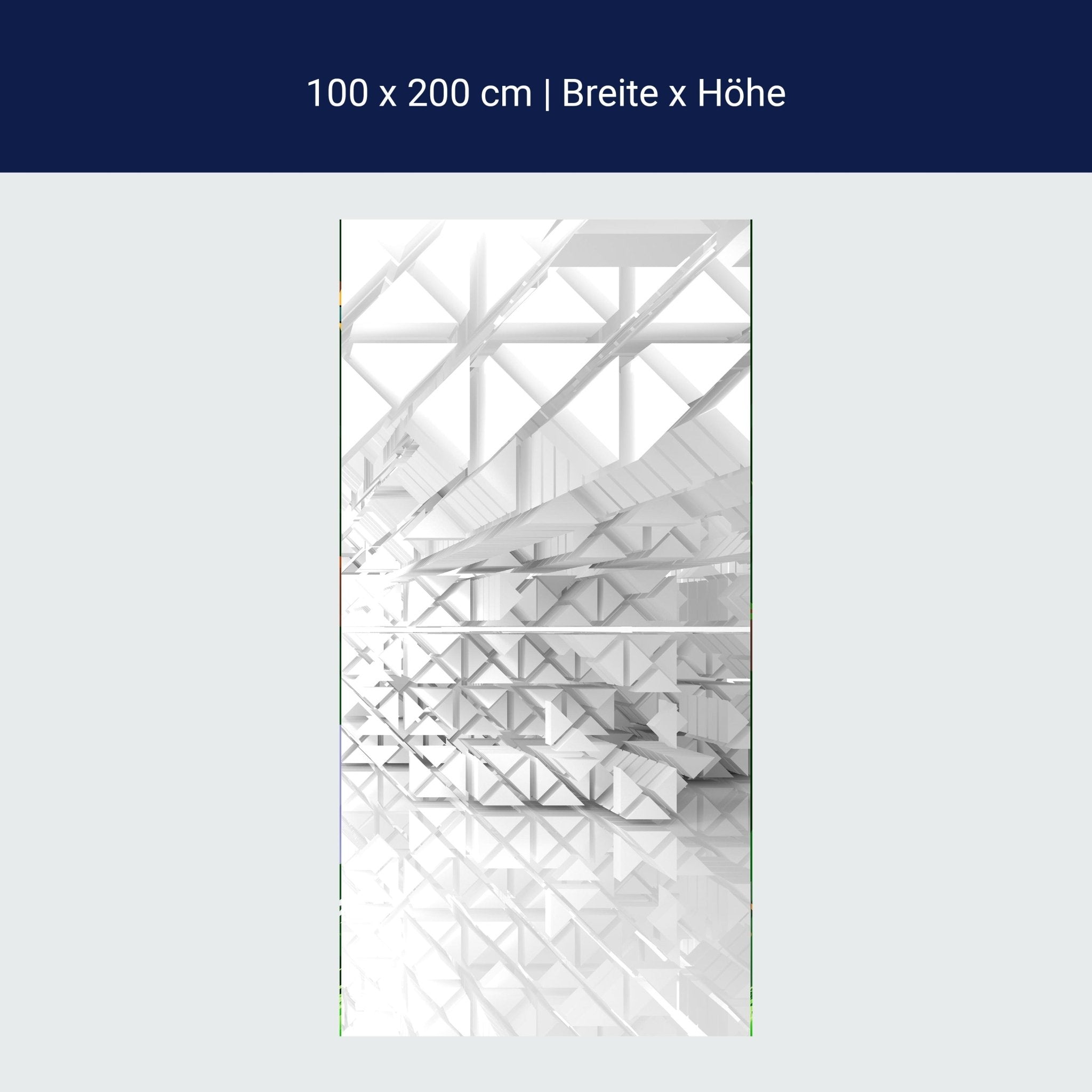 Türtapete Weiße Architektur Raumerweiterung M0790 Türtapete Weiße Architektur Raumerweiterung M0790