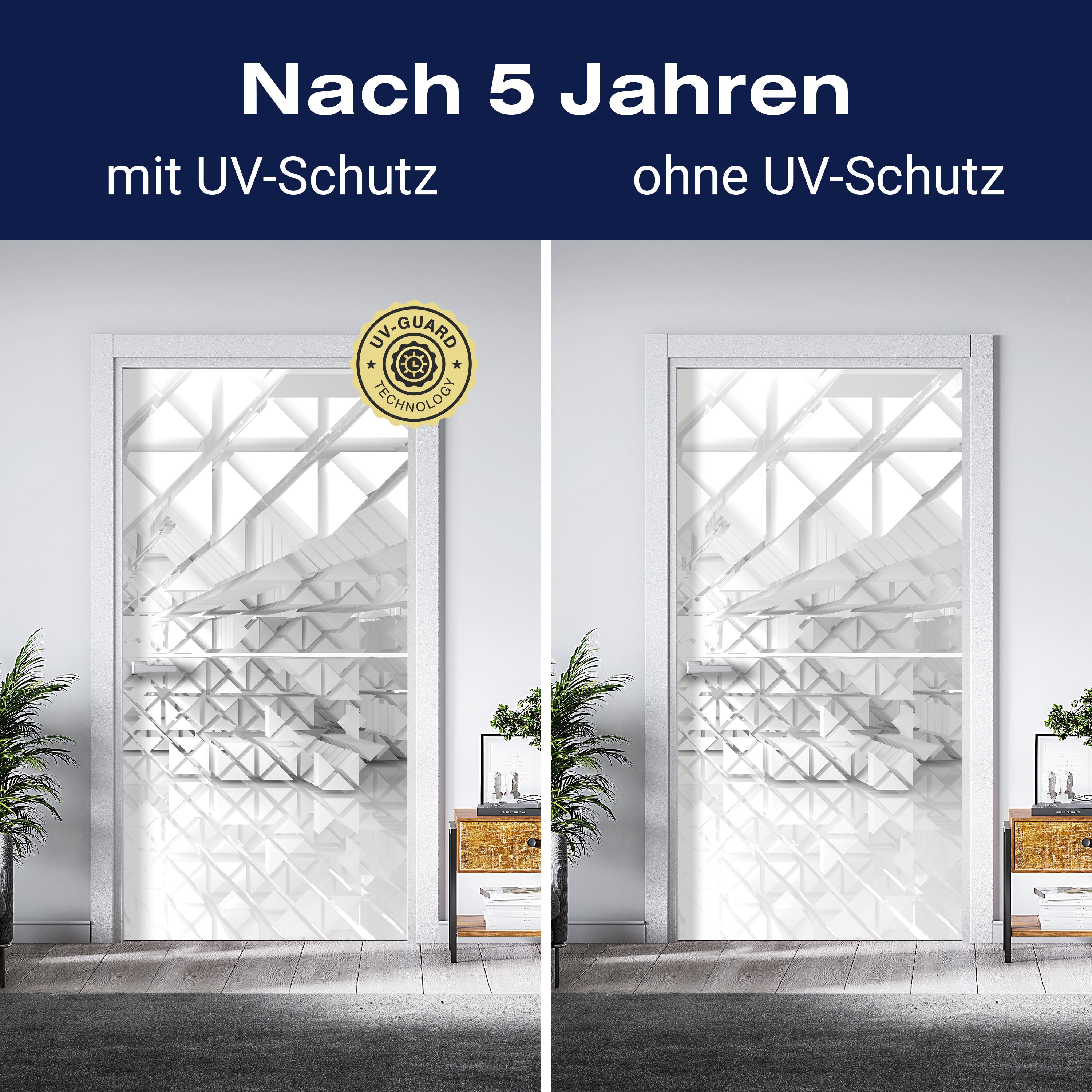 Türtapete Weiße Architektur Raumerweiterung M0790 - Bild 4 Türtapete Weiße Architektur Raumerweiterung M0790 - Bild 4