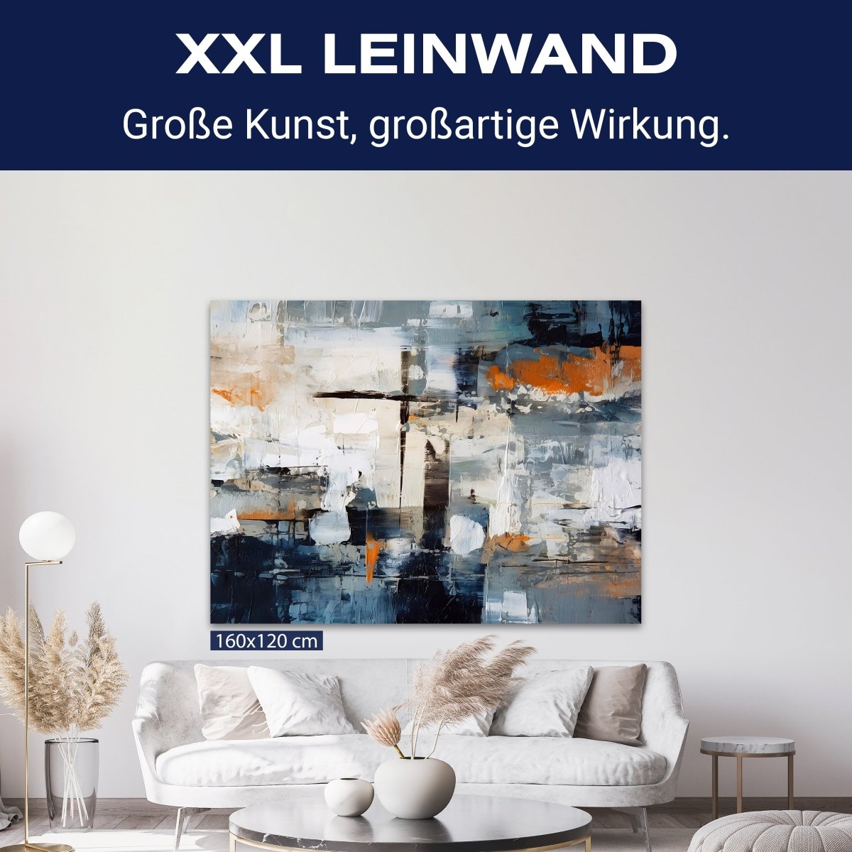 Leinwandbild Malerei, abstrakt, Querformat M0799 kaufen - Bild 9