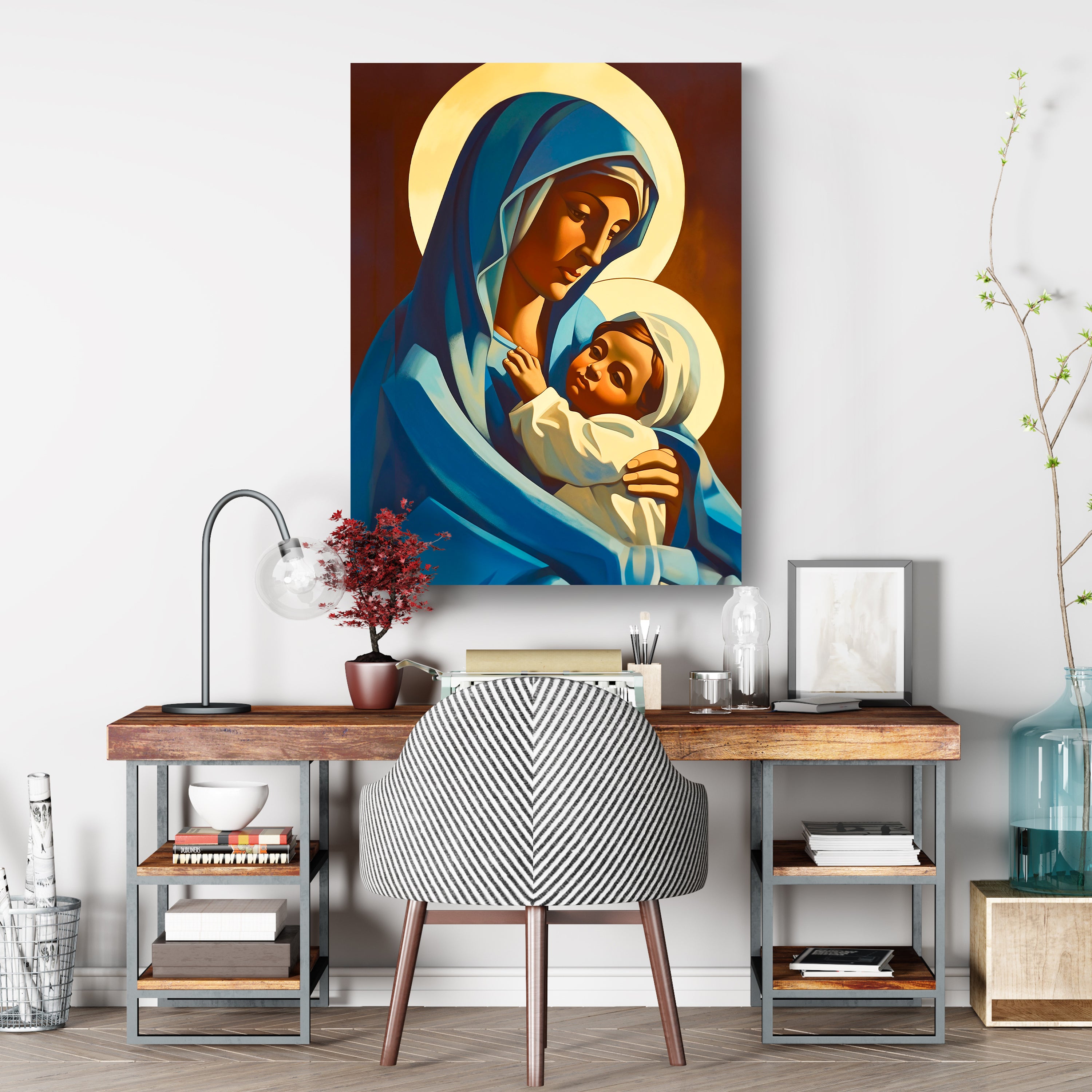 Leinwandbild Malerei, Maria, Hochformat M0800 kaufen - Bild 3 Leinwandbild Malerei, Maria, Hochformat M0800 kaufen - Bild 3