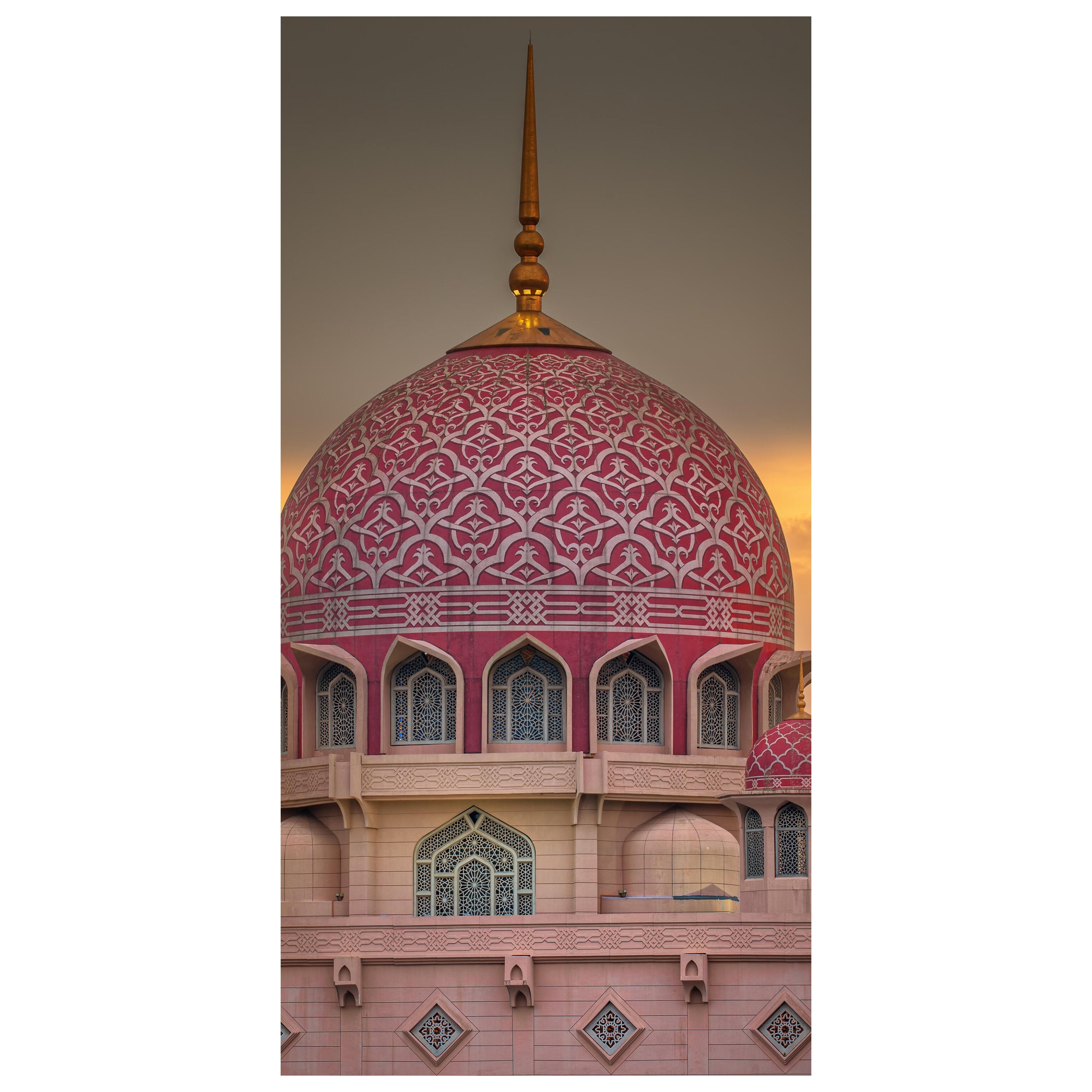 Türtapete Sonnenuntergang über Putrajaya-Moschee, Malaysia M0815 - Bild 2 Türtapete Sonnenuntergang über Putrajaya-Moschee, Malaysia M0815 - Bild 2