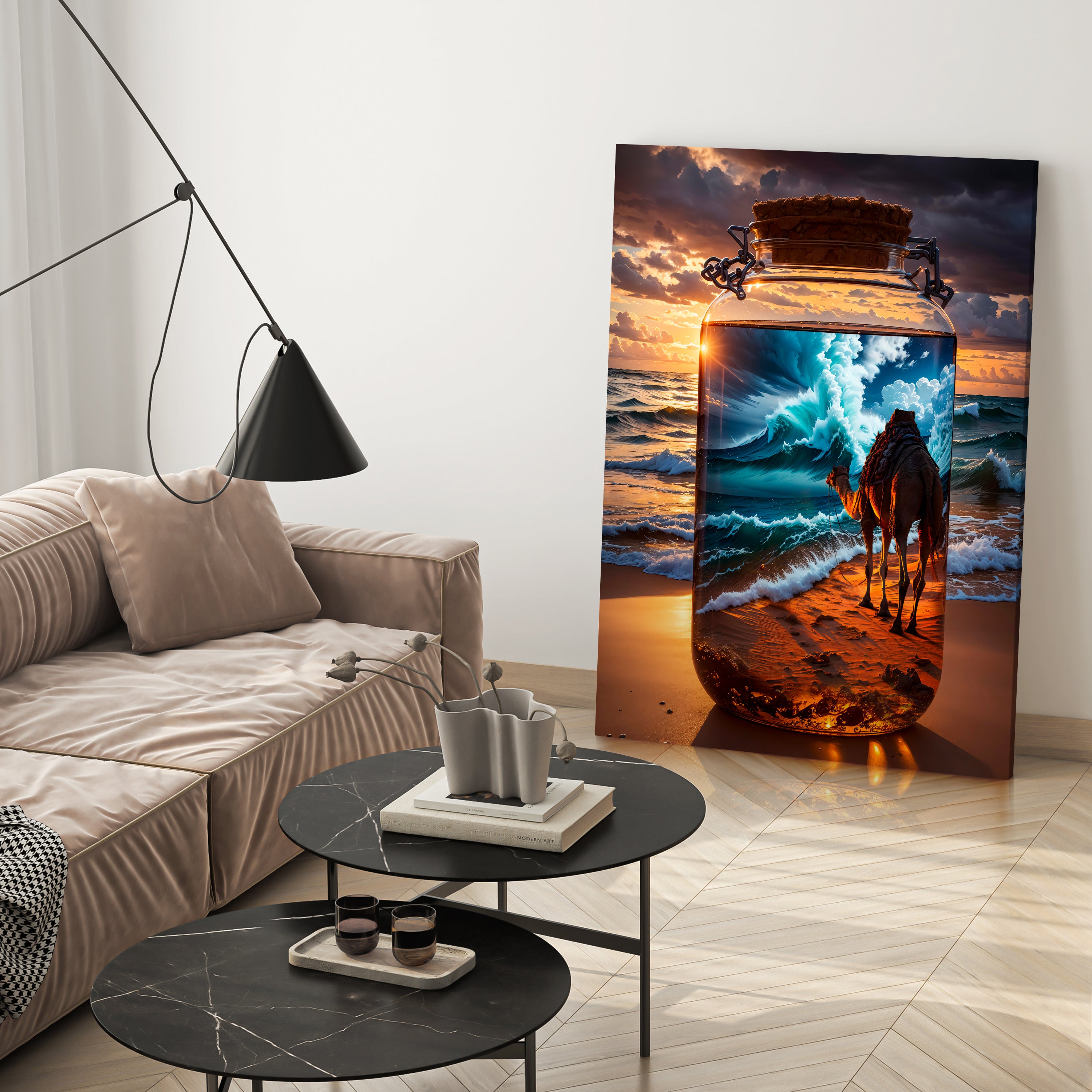 Leinwandbild Meer, Wasser, Flasche, Kamel M0823 kaufen - Bild 3 Leinwandbild Meer, Wasser, Flasche, Kamel M0823 kaufen - Bild 3