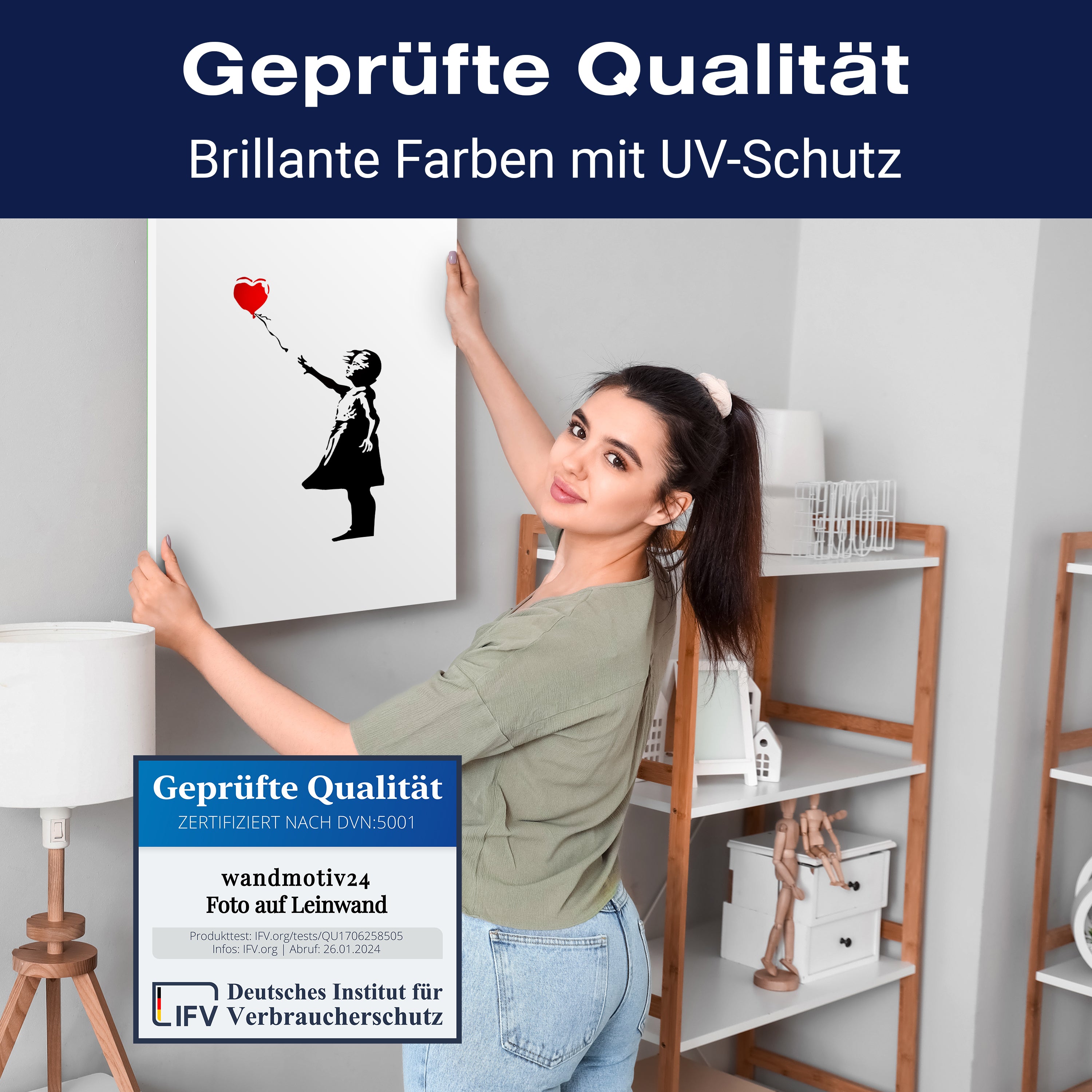 Leinwandbild Banksy Street Art M0835 kaufen - Bild 4 Leinwandbild Banksy Street Art M0835 kaufen - Bild 4