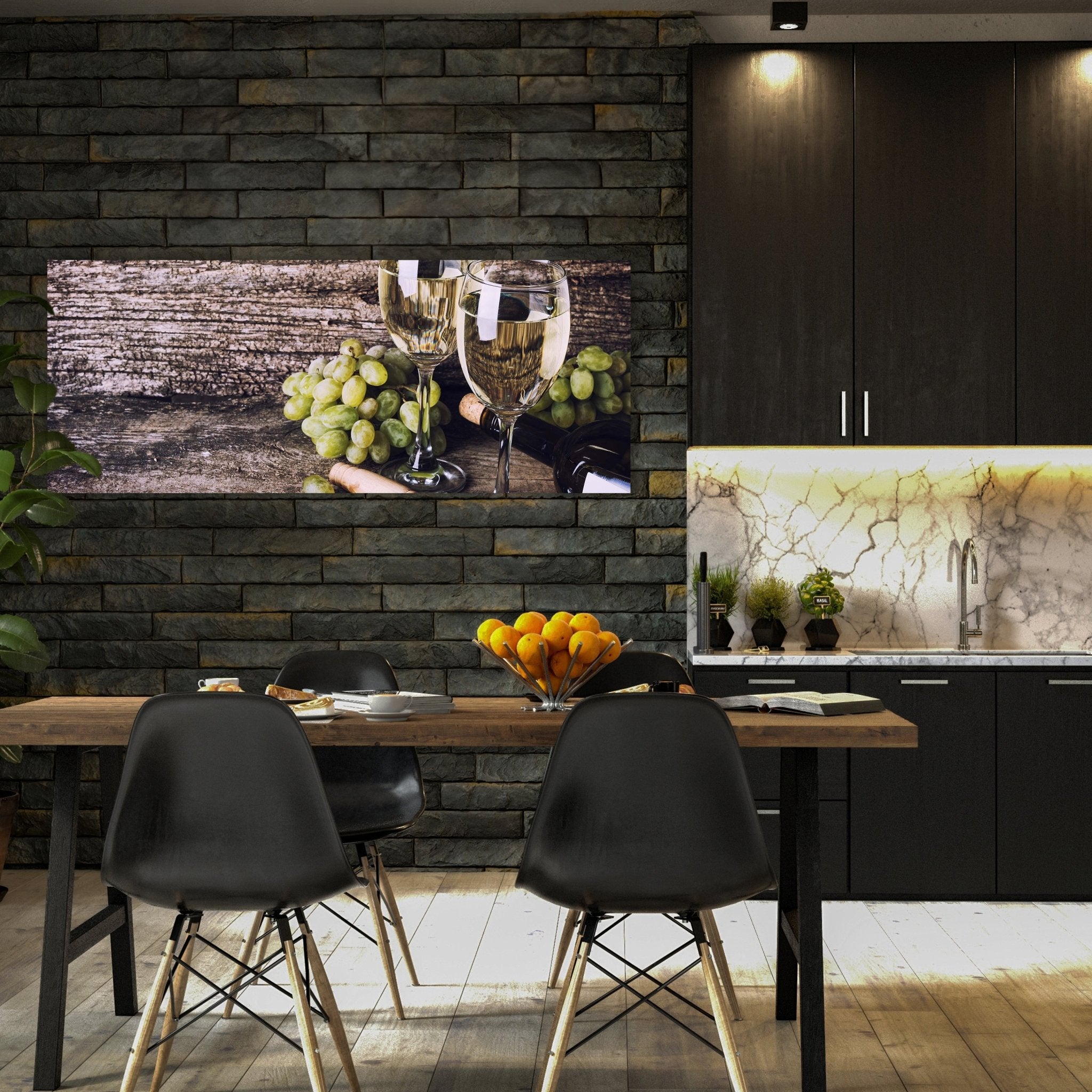 Leinwandbild alten hölzernen Hintergrund mit Gläser Weißwein M0837 kaufen - Bild 3 Leinwandbild alten hölzernen Hintergrund mit Gläser Weißwein M0837 kaufen - Bild 3