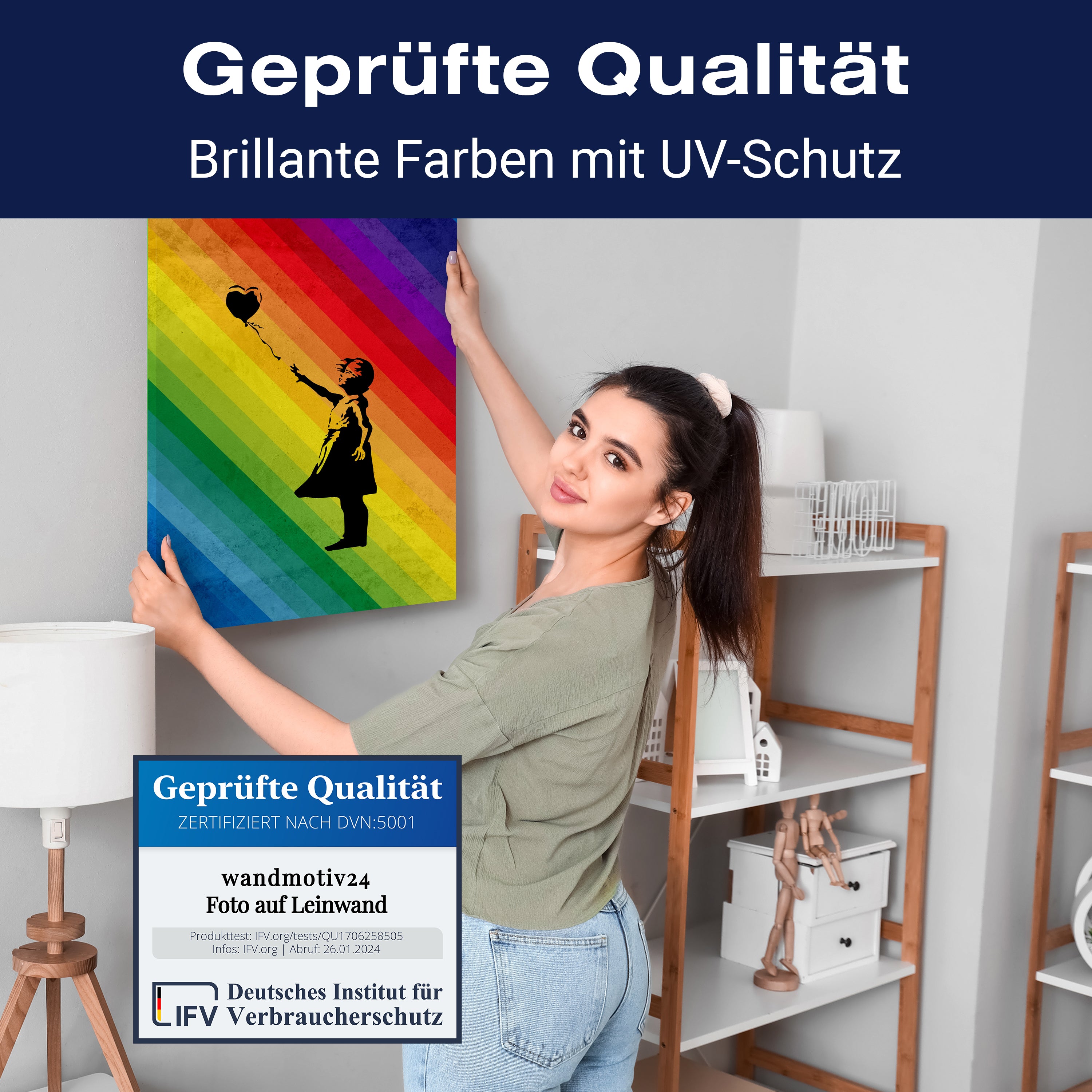 Leinwandbild Banksy Street Art M0841 kaufen - Bild 4 Leinwandbild Banksy Street Art M0841 kaufen - Bild 4