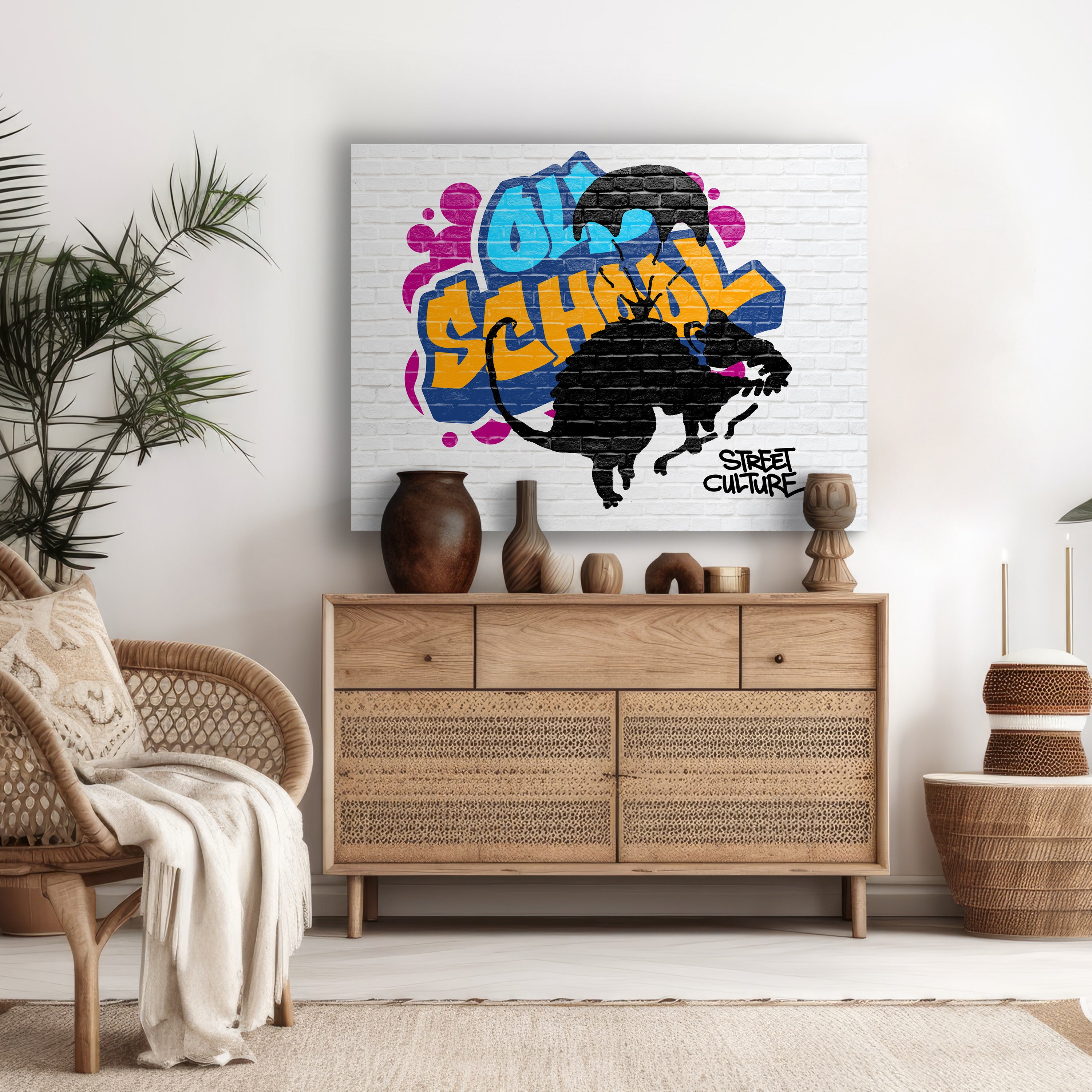 Leinwandbild Banksy Street Art M0844 kaufen - Bild 2 Leinwandbild Banksy Street Art M0844 kaufen - Bild 2