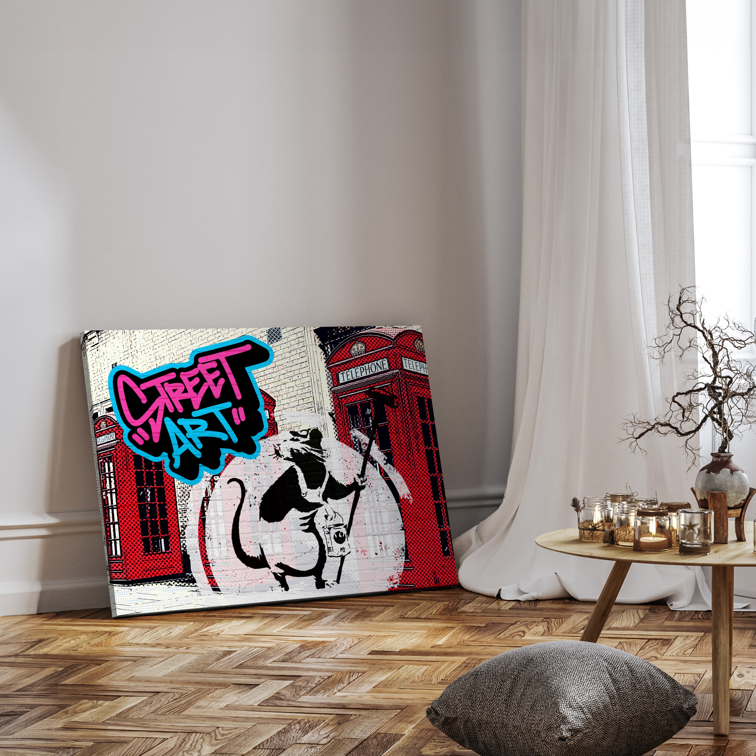 Leinwandbild Banksy Street Art M0846 kaufen - Bild 3 Leinwandbild Banksy Street Art M0846 kaufen - Bild 3