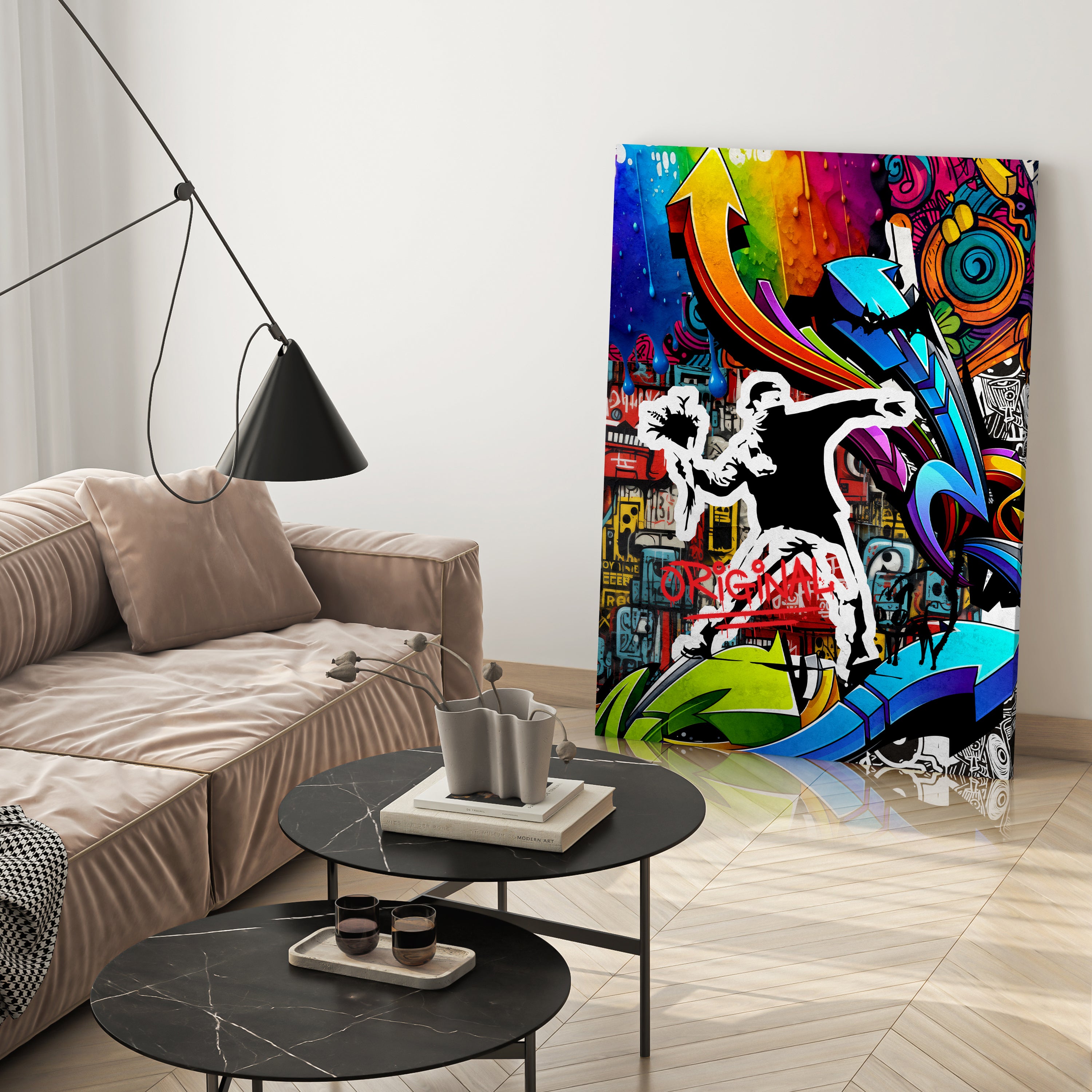 Leinwandbild Banksy Street Art M0847 kaufen - Bild 3 Leinwandbild Banksy Street Art M0847 kaufen - Bild 3