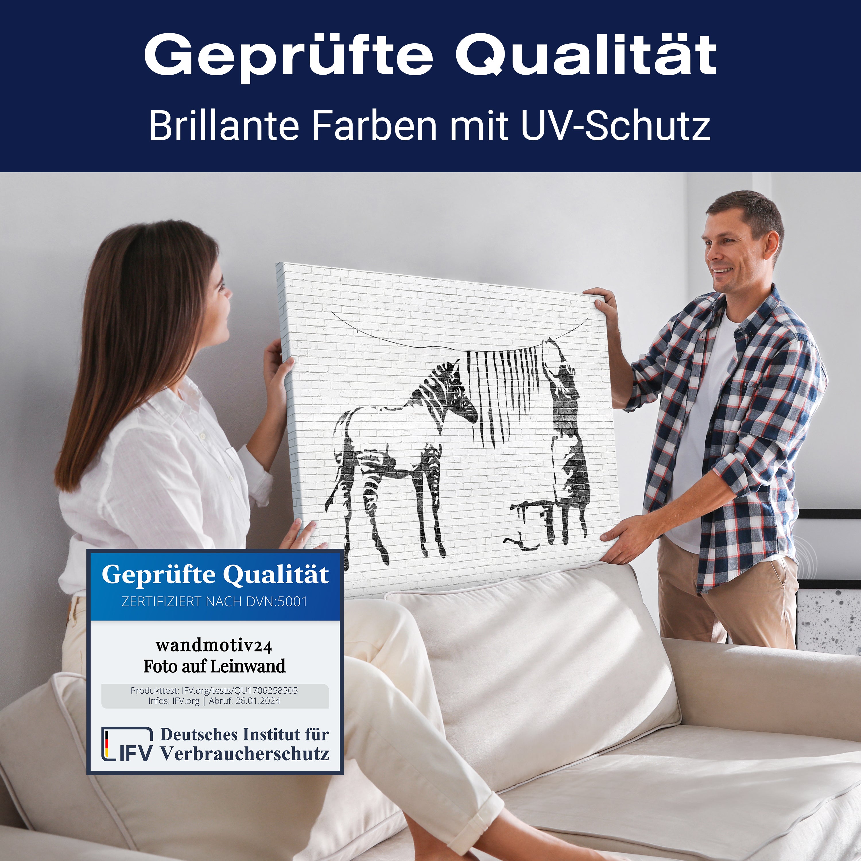 Leinwandbild Banksy Street Art M0849 kaufen - Bild 4 Leinwandbild Banksy Street Art M0849 kaufen - Bild 4