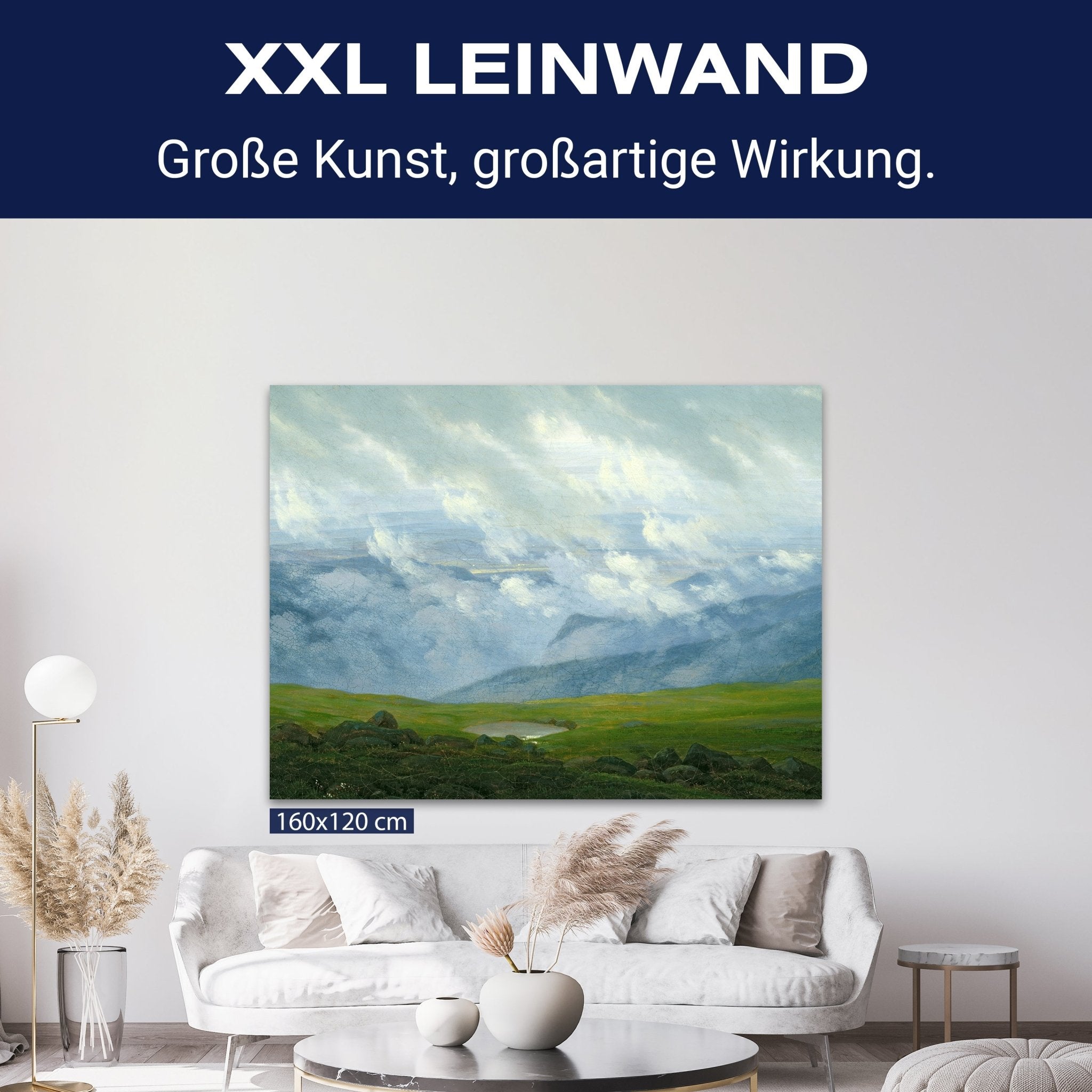 Leinwandbild Himmel über den Bergen Caspar David Friedrich M0852 kaufen - Bild 9 Leinwandbild Himmel über den Bergen Caspar David Friedrich M0852 kaufen - Bild 9