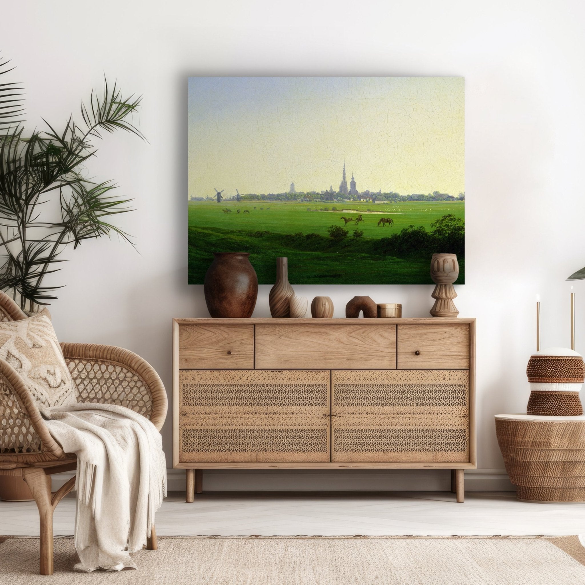 Leinwandbild Greifswalder Weiden Caspar David Friedrich M0854 kaufen - Bild 2 Leinwandbild Greifswalder Weiden Caspar David Friedrich M0854 kaufen - Bild 2