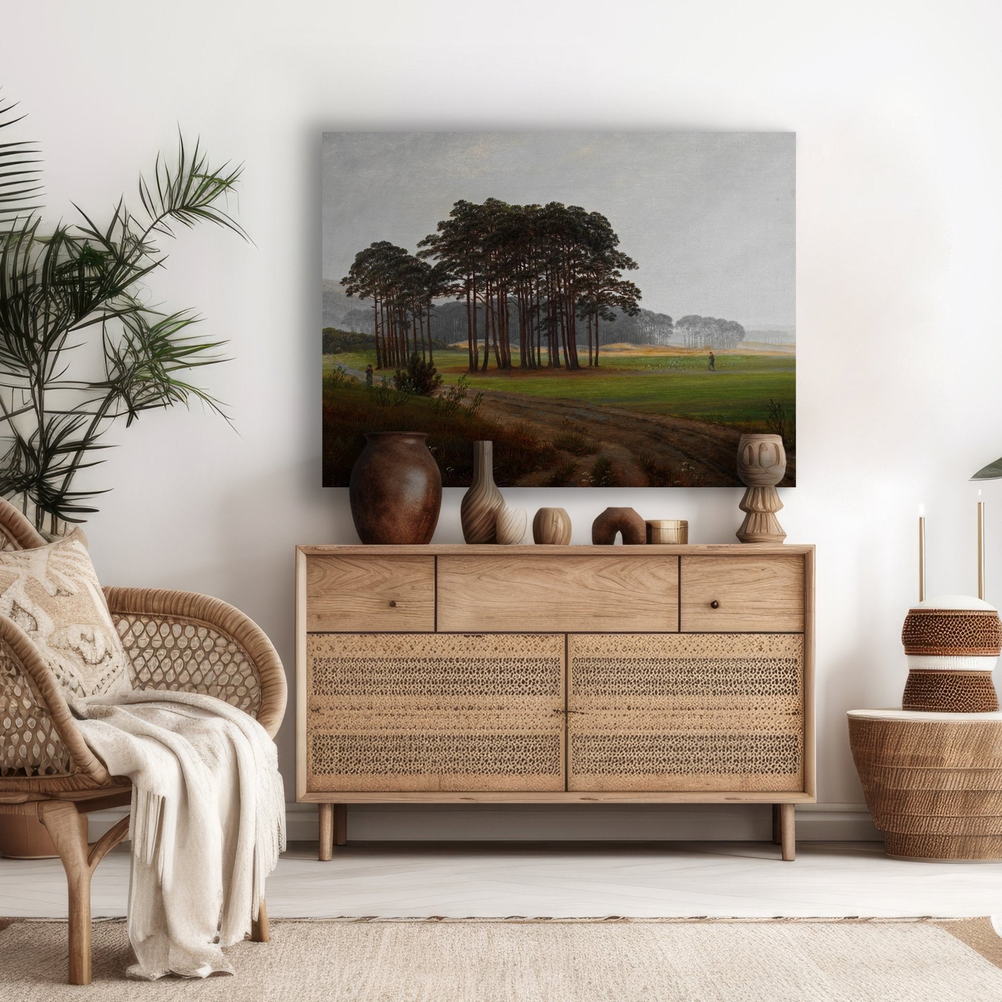 Leinwandbild Morgen Waldwiese Caspar David Friedrich M0857 kaufen - Bild 2 Leinwandbild Morgen Waldwiese Caspar David Friedrich M0857 kaufen - Bild 2