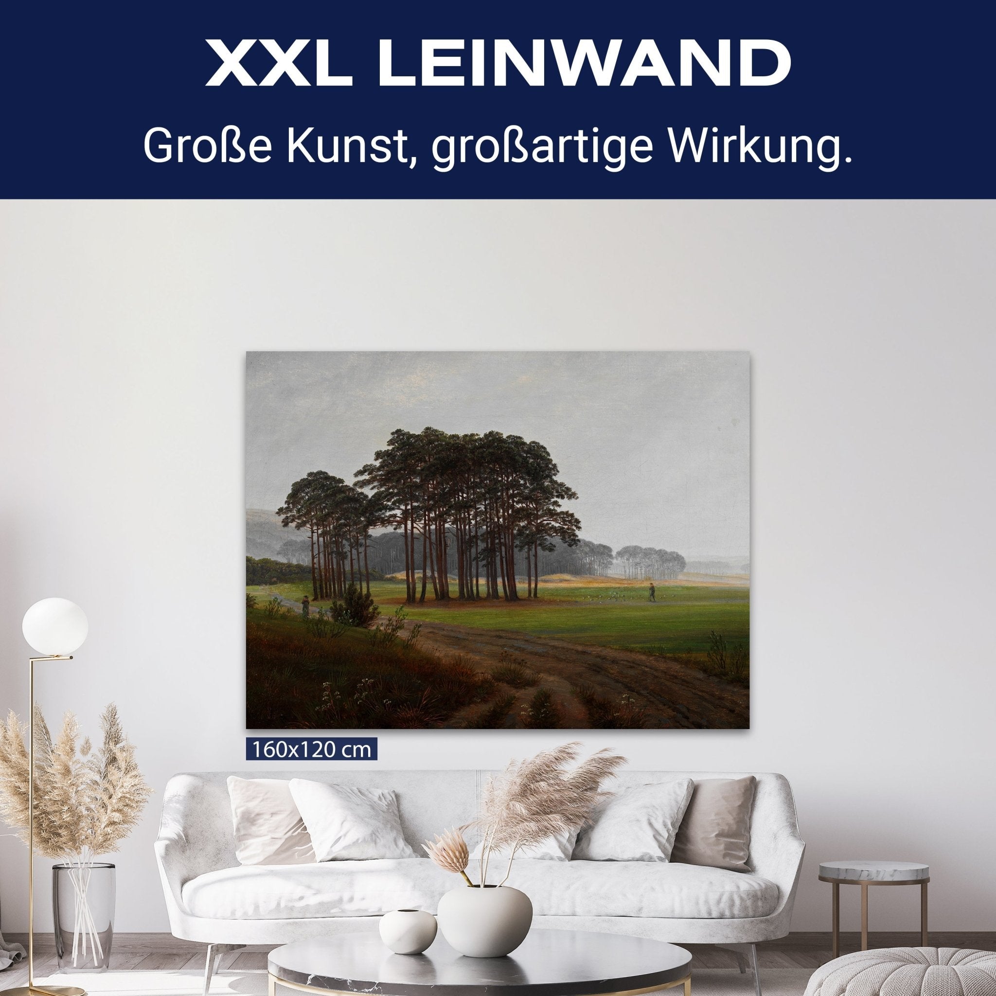 Leinwandbild Morgen Waldwiese Caspar David Friedrich M0857 kaufen - Bild 9 Leinwandbild Morgen Waldwiese Caspar David Friedrich M0857 kaufen - Bild 9