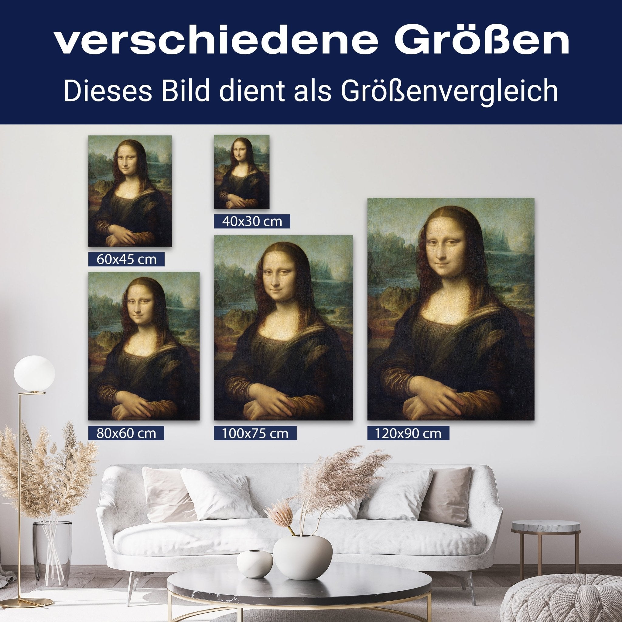 Leinwandbild Mona Lisa M0860 kaufen - Bild 8 Leinwandbild Mona Lisa M0860 kaufen - Bild 8