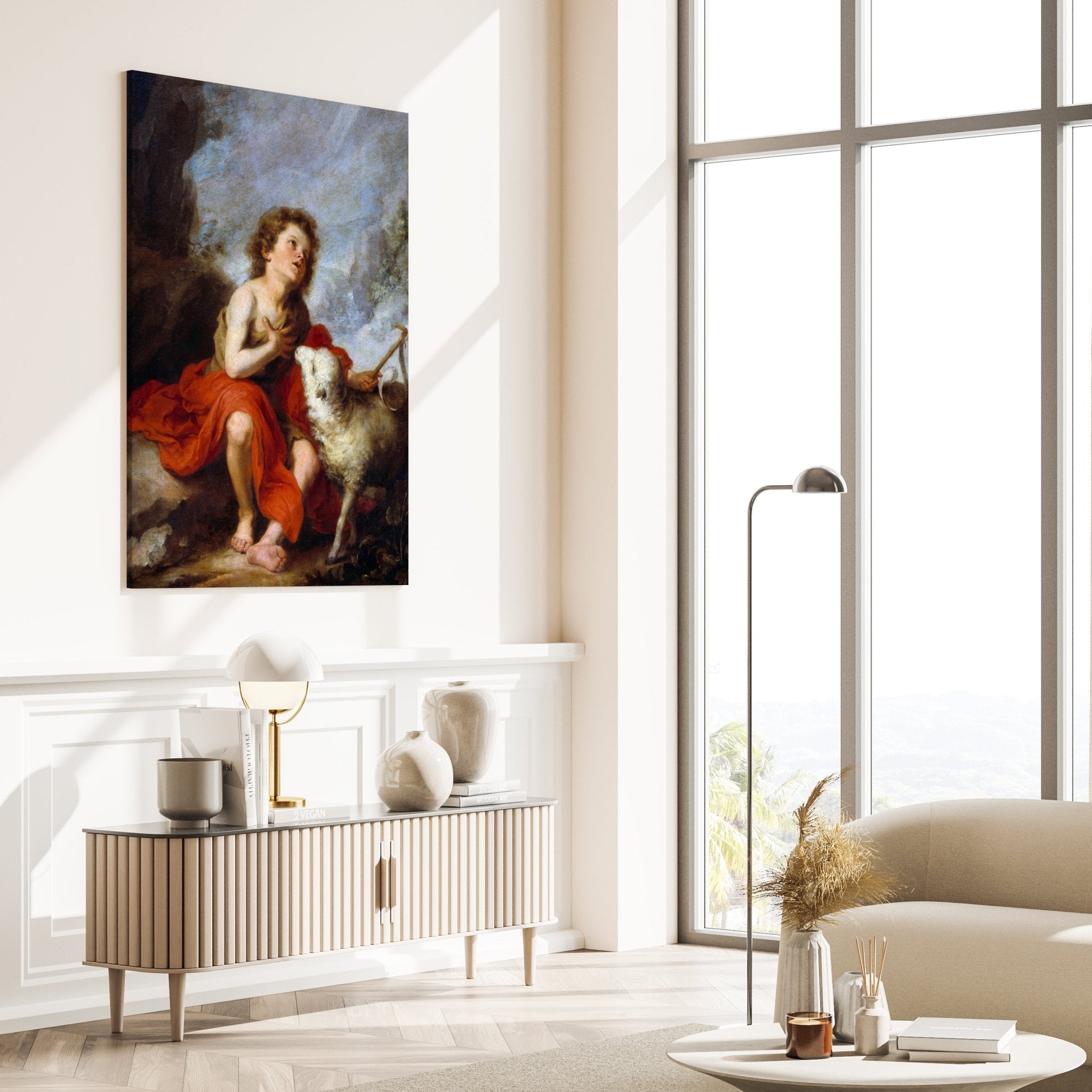 Leinwandbild Darstellung des Heiligen Johannes des Täufers als Kind, Bartolome esteban Murillo M0865 kaufen - Bild 2 Leinwandbild Darstellung des Heiligen Johannes des Täufers als Kind, Bartolome esteban Murillo M0865 kaufen - Bild 2