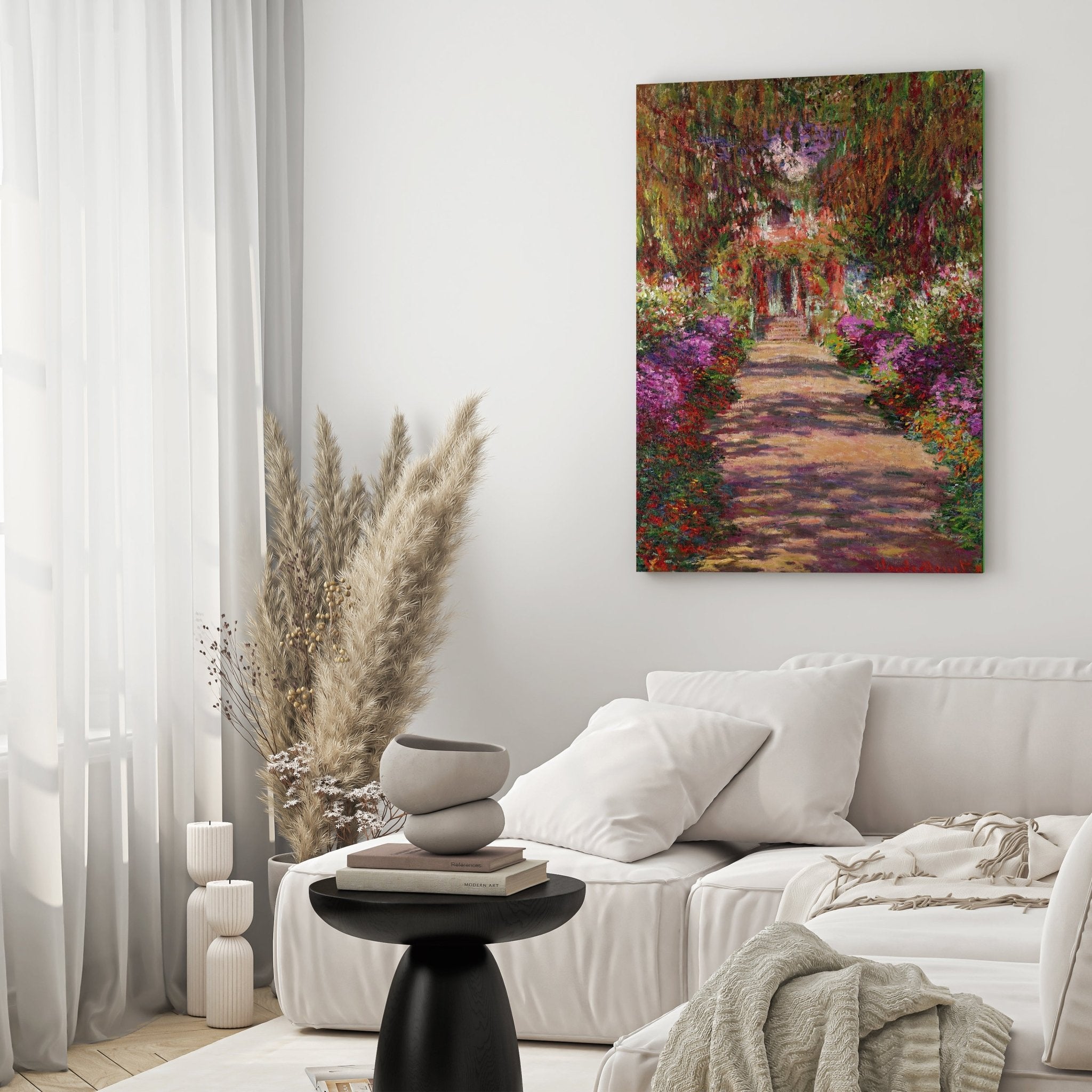 Leinwandbild A Pathway in Monet's Garden, Giverny, Claude Monet M0870 kaufen - Bild 1 Leinwandbild A Pathway in Monet's Garden, Giverny, Claude Monet M0870 kaufen - Bild 1