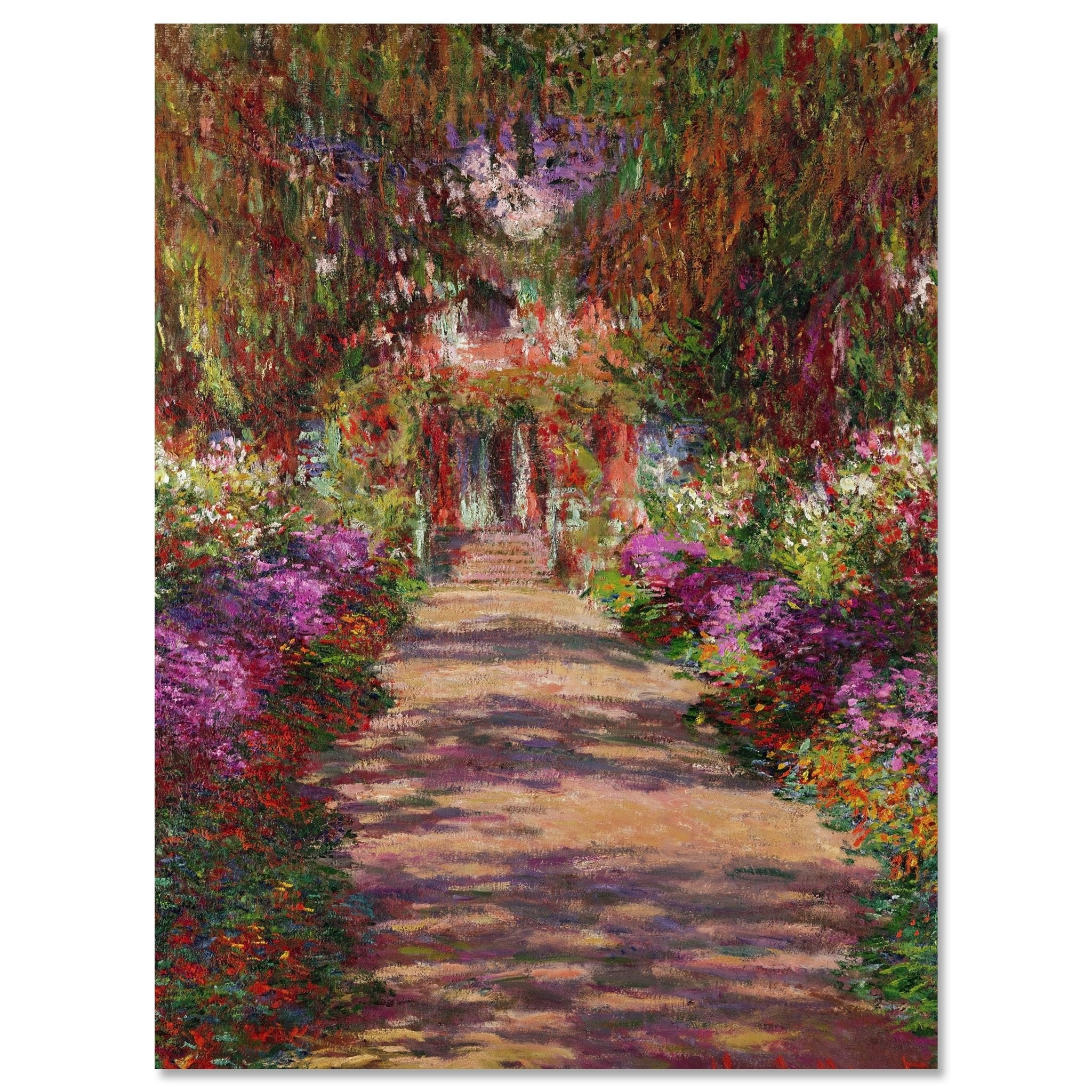 Leinwandbild A Pathway in Monet's Garden, Giverny, Claude Monet M0870 kaufen - Bild 3 Leinwandbild A Pathway in Monet's Garden, Giverny, Claude Monet M0870 kaufen - Bild 3