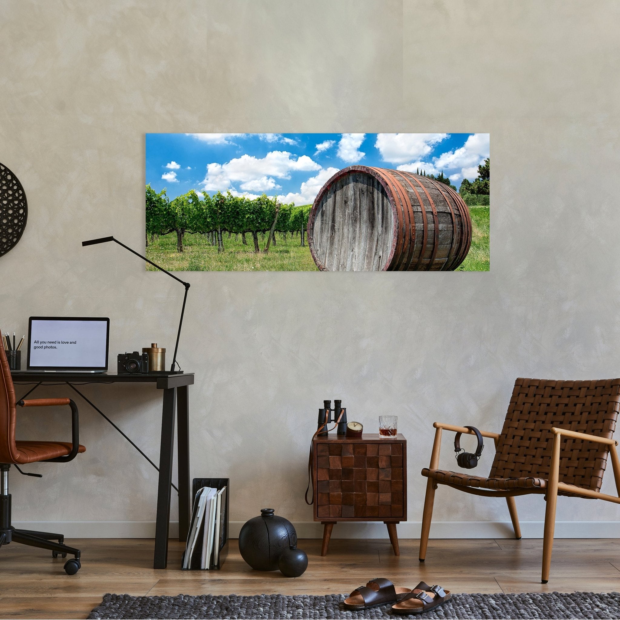 Leinwandbild Weinfass in der Toskana M0873 kaufen - Bild 2 Leinwandbild Weinfass in der Toskana M0873 kaufen - Bild 2