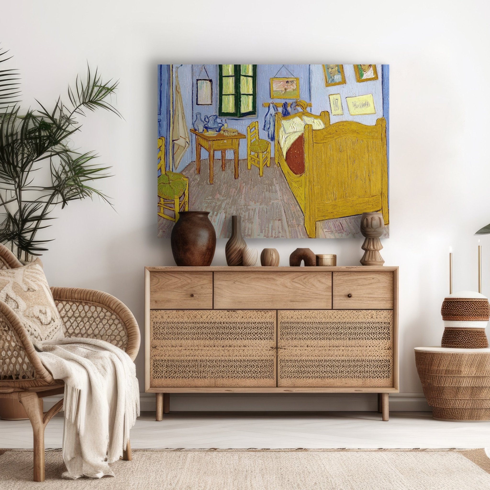 Leinwandbild Vincents Schlafzimmer in Arles, Vincent Van Gogh M0874 kaufen - Bild 2 Leinwandbild Vincents Schlafzimmer in Arles, Vincent Van Gogh M0874 kaufen - Bild 2