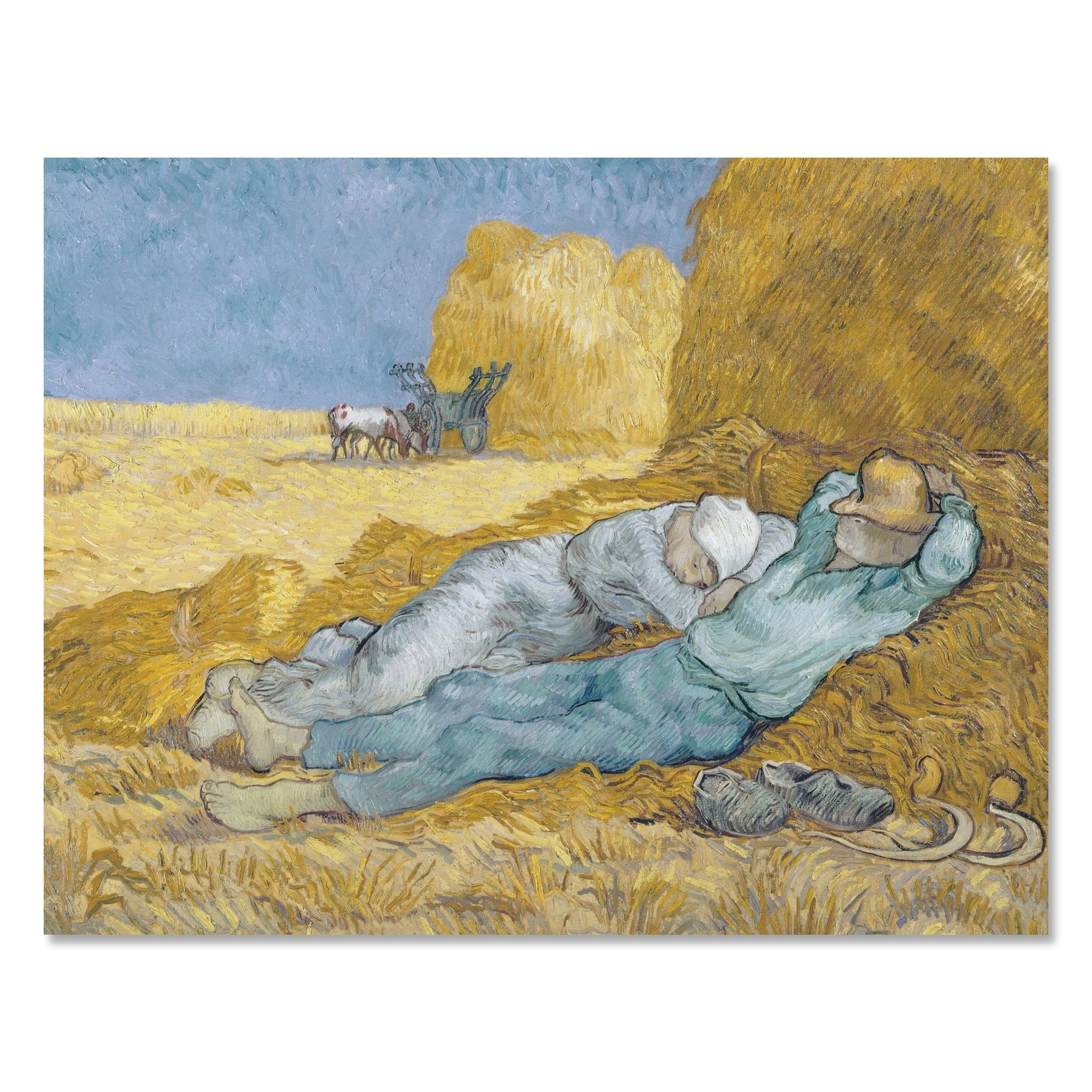 Leinwandbild Mittag oder Die Siesta, nach Millet, Vincent van Gogh M0875 kaufen - Bild 1 Leinwandbild Mittag oder Die Siesta, nach Millet, Vincent van Gogh M0875 kaufen - Bild 1