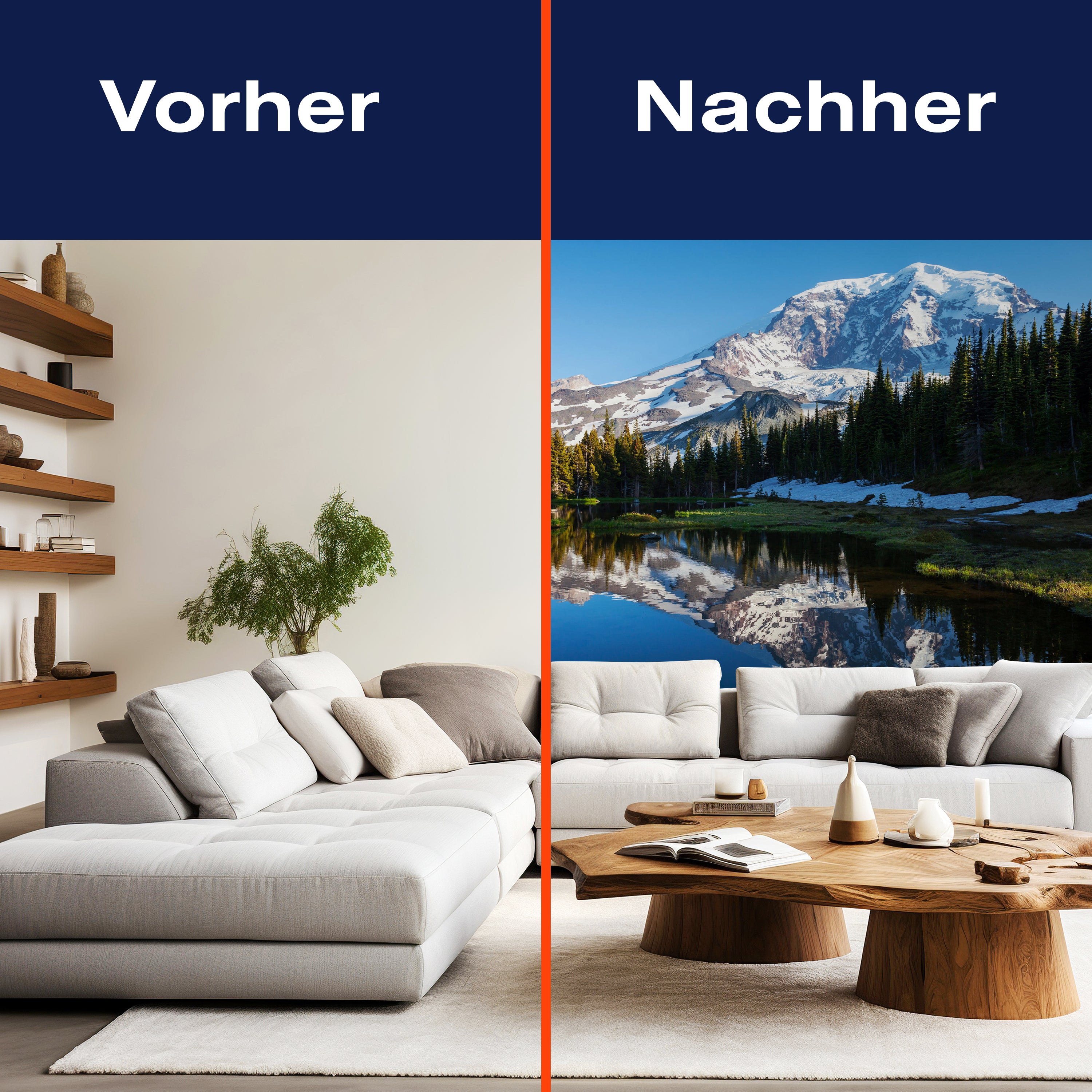 Fototapete Wald mit einem See auf einer Berglandschaft M0880 - Bild 9 Fototapete Wald mit einem See auf einer Berglandschaft M0880 - Bild 9