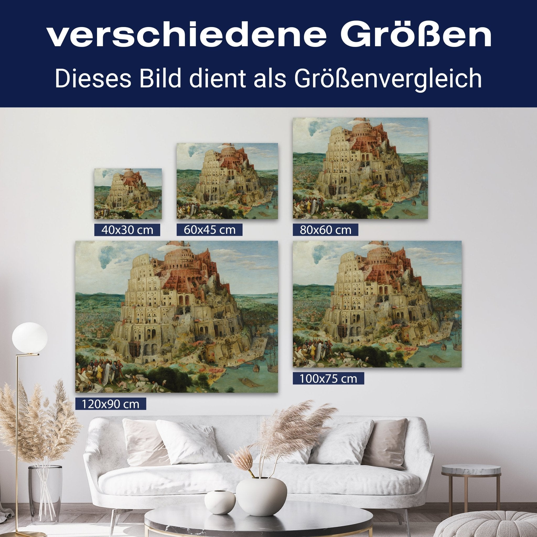 Leinwandbild Turm zu Babel - Pieter the Elder Bruegel M0887 kaufen - Bild 8 Leinwandbild Turm zu Babel - Pieter the Elder Bruegel M0887 kaufen - Bild 8