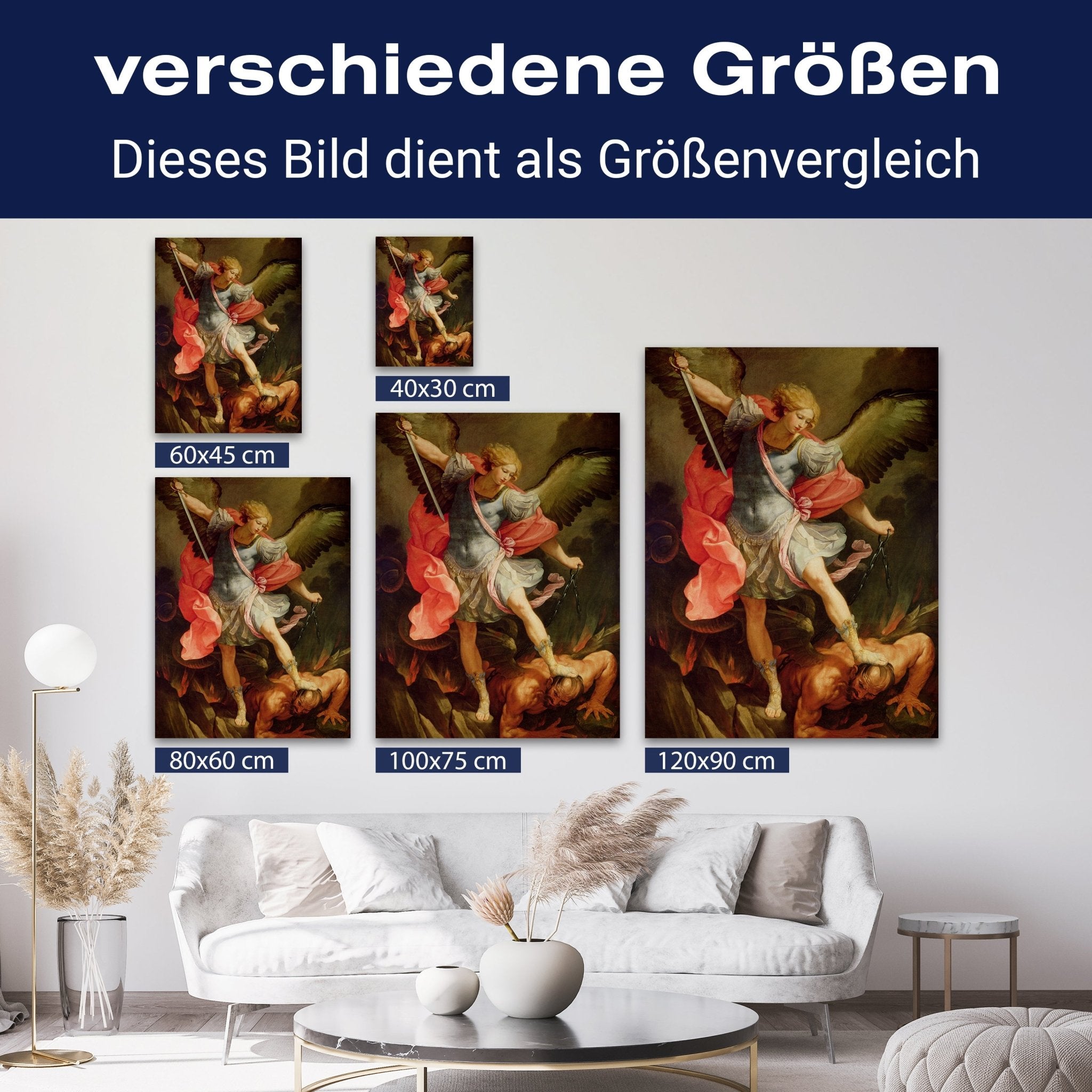 Leinwandbild Erzengel Michael - Reni Guido M0888 kaufen - Bild 8 Leinwandbild Erzengel Michael - Reni Guido M0888 kaufen - Bild 8