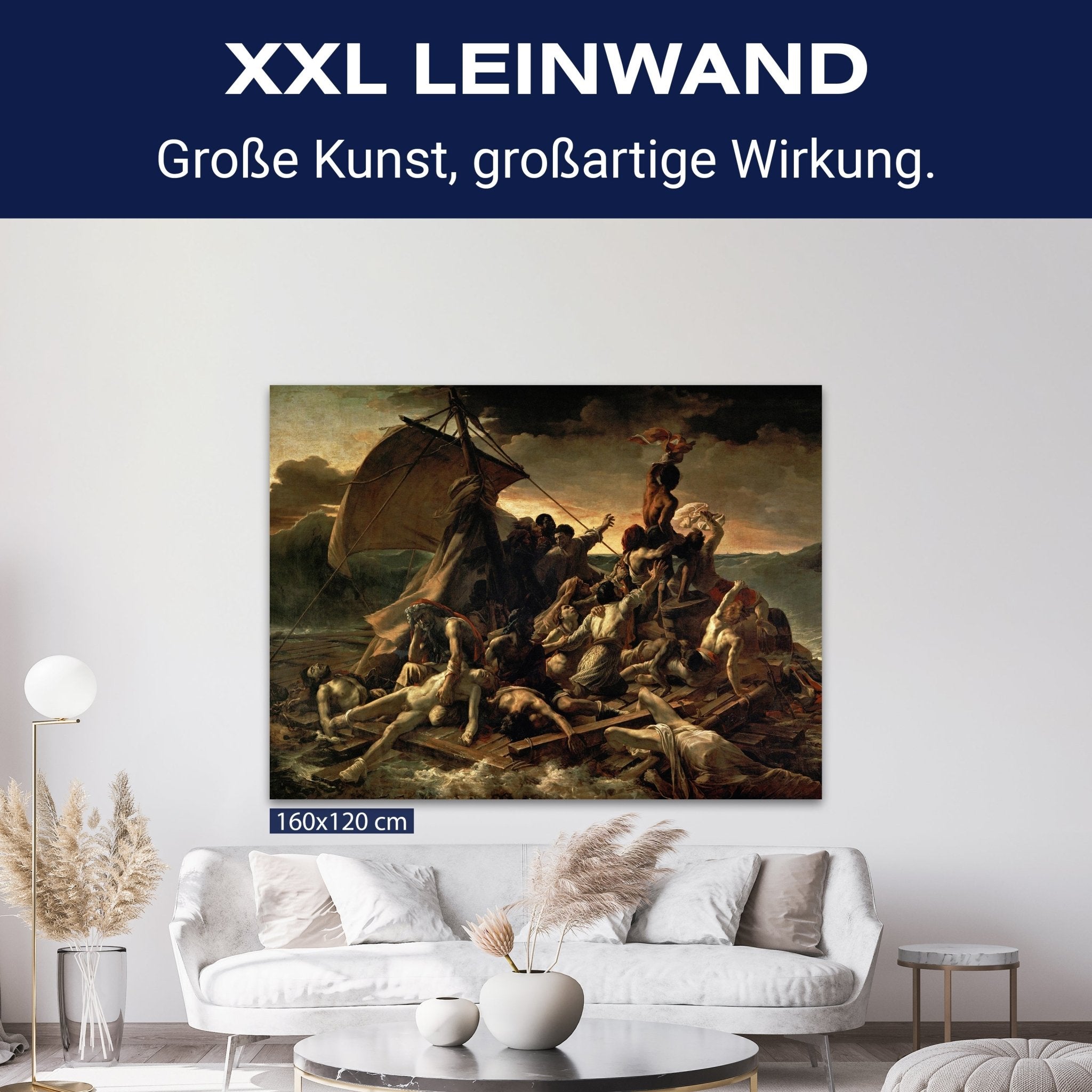 Leinwandbild Floß der Medusa - Theodore Gericault M0889 kaufen - Bild 9 Leinwandbild Floß der Medusa - Theodore Gericault M0889 kaufen - Bild 9