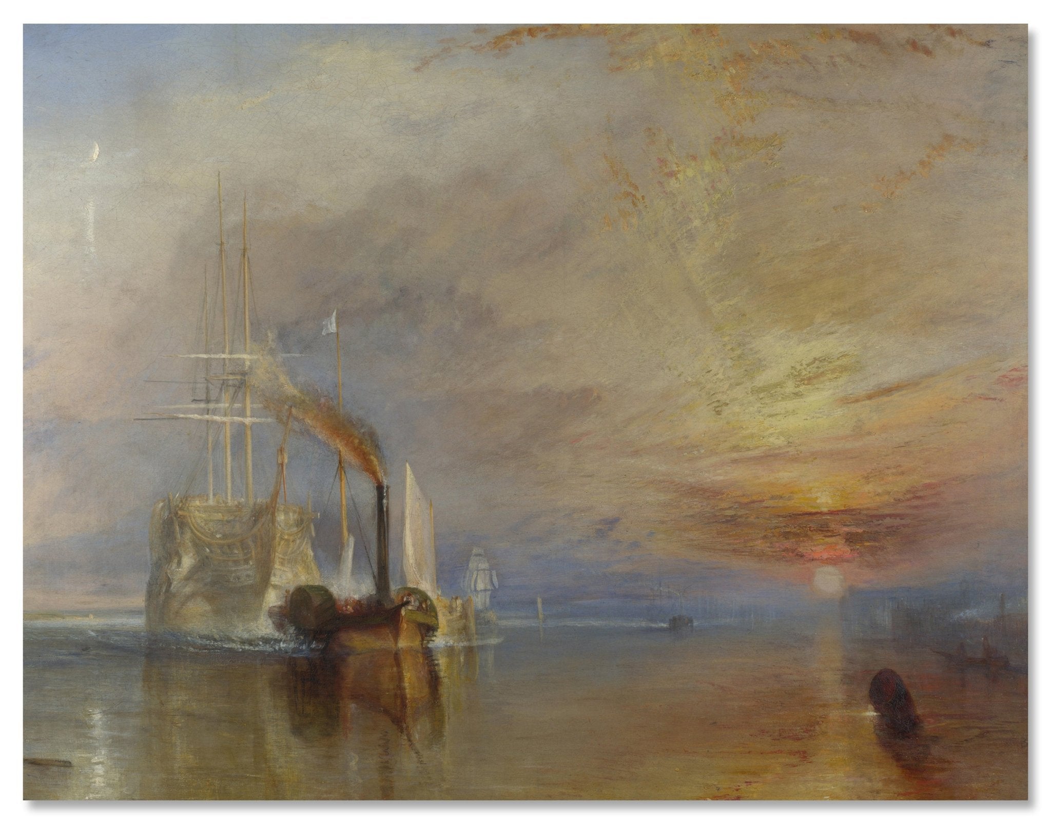 Leinwandbild Temeraire - William Turner M0890 Leinwandbild Temeraire - William Turner M0890